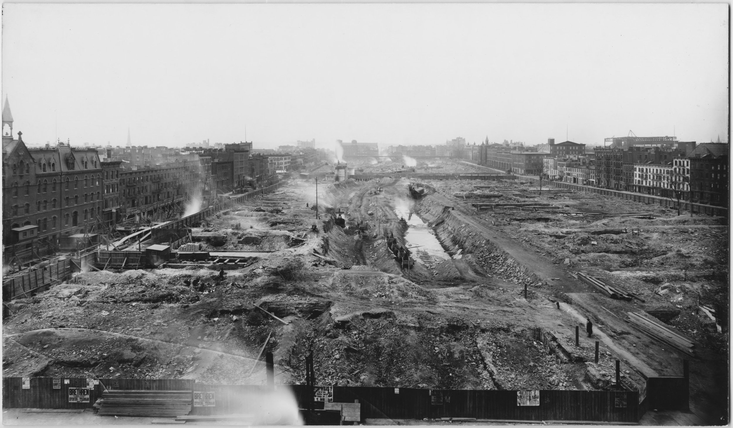 Construction of Penn Station, 1903