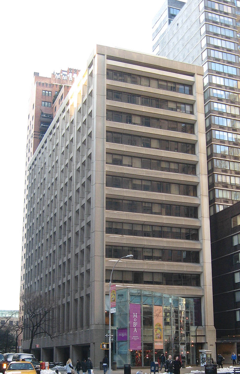 American Bible Society building on 61st and Broadway. Credit: Jim Henderson via Wiki Commons, 2008.