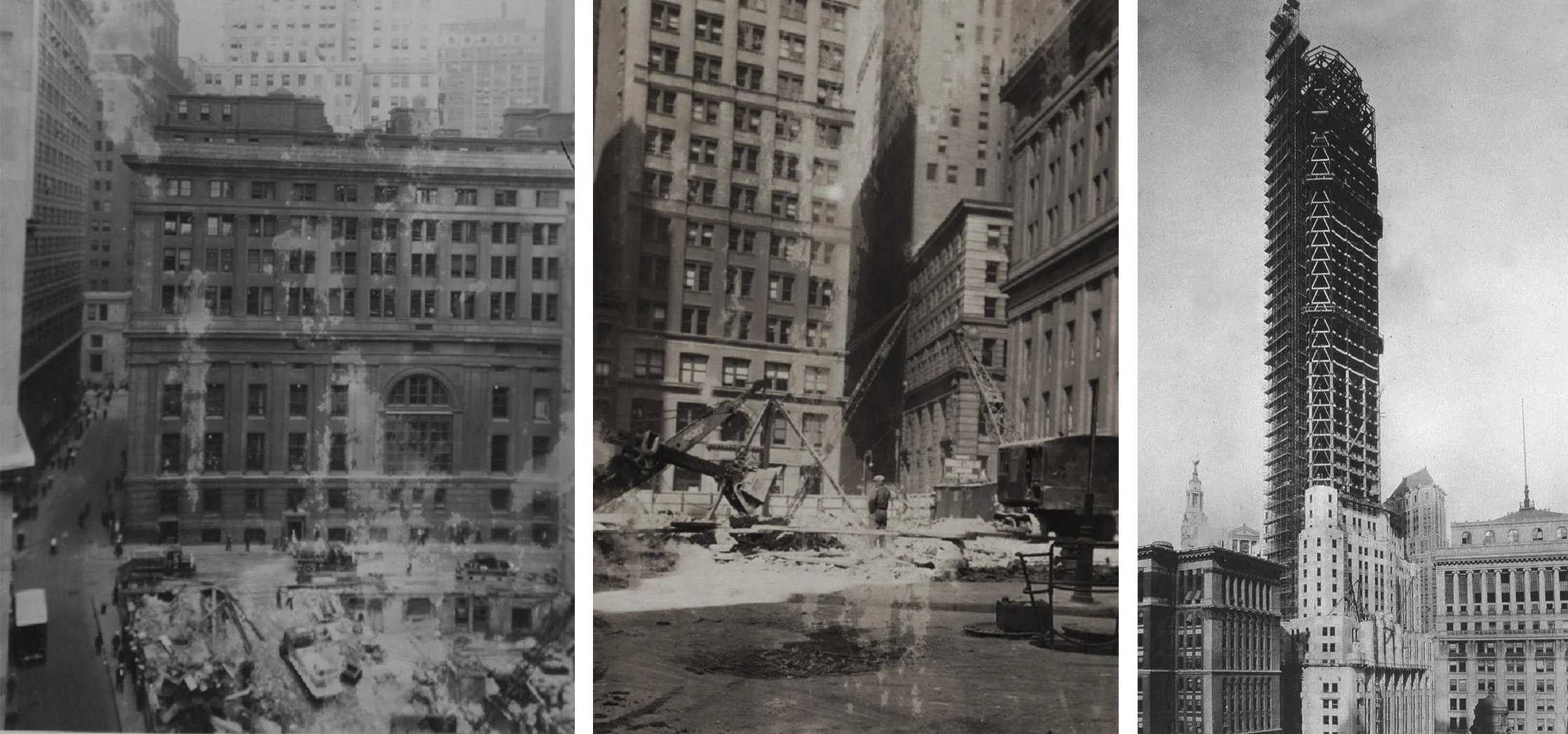 Constuction of the City Bank Farmers Trust Building, 1929 - 1931
