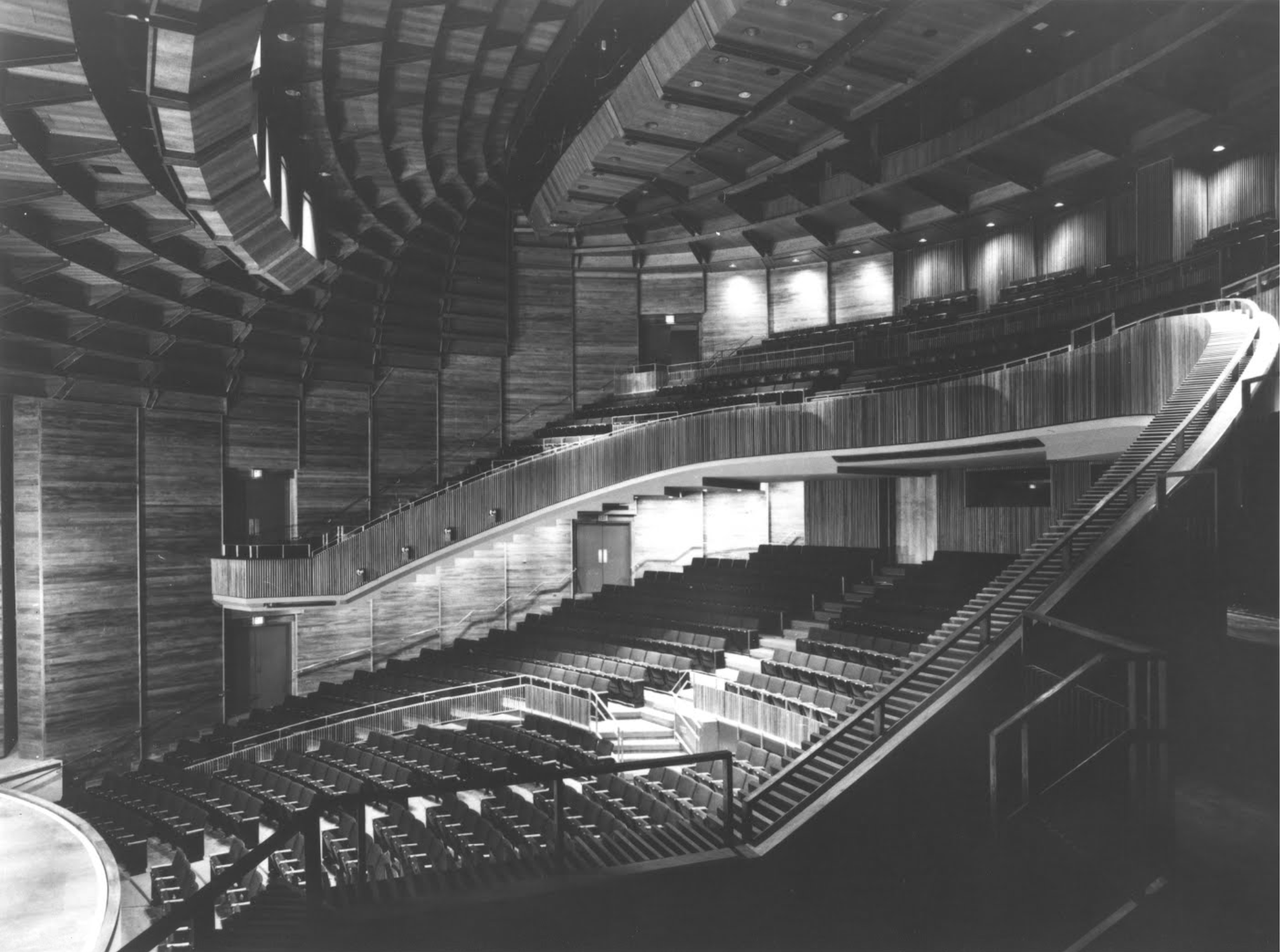 Auditorium of The Juilliard Theater, which seats 1,026. 
