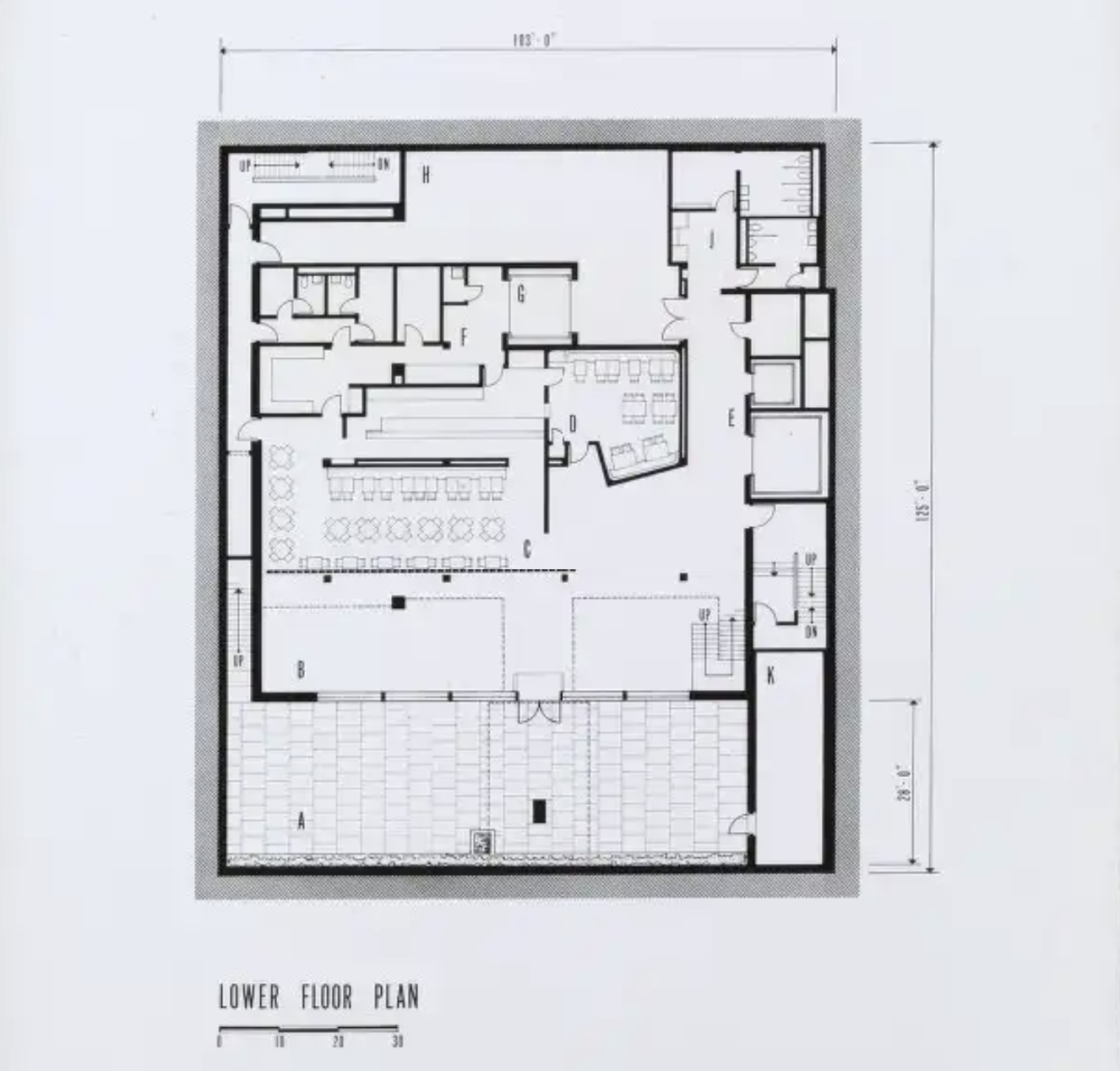 Lower floor plan