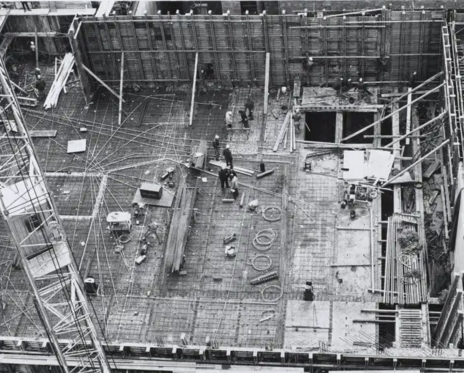 Construction view - reinforced concrete