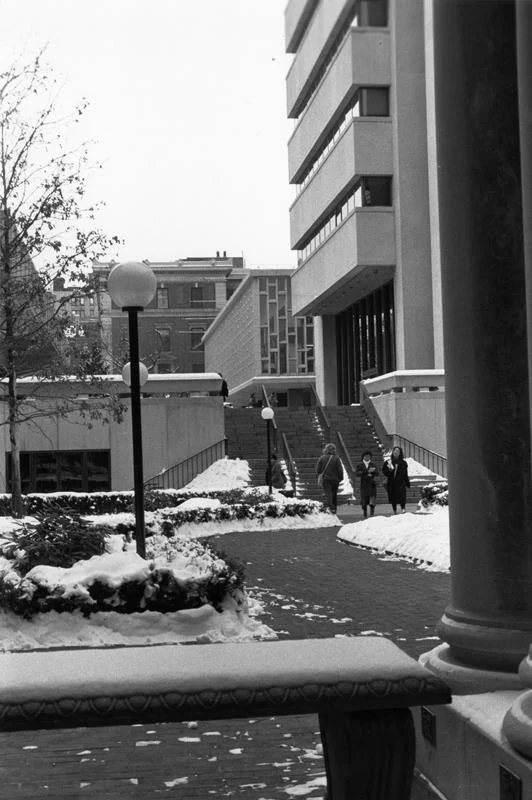 Altschul Hall tower, 1982