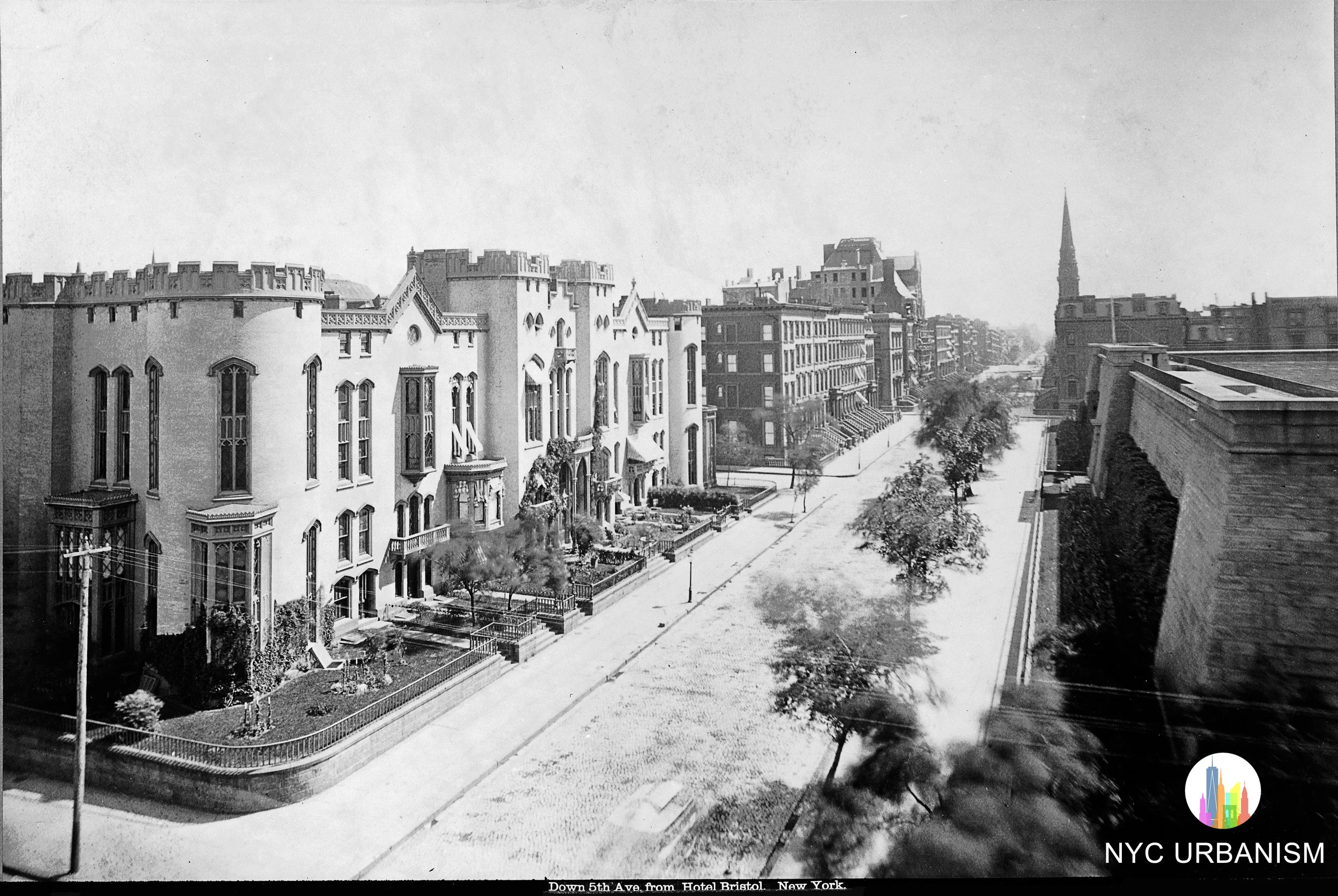 5th Avenue, Croton Reservoir, 1880