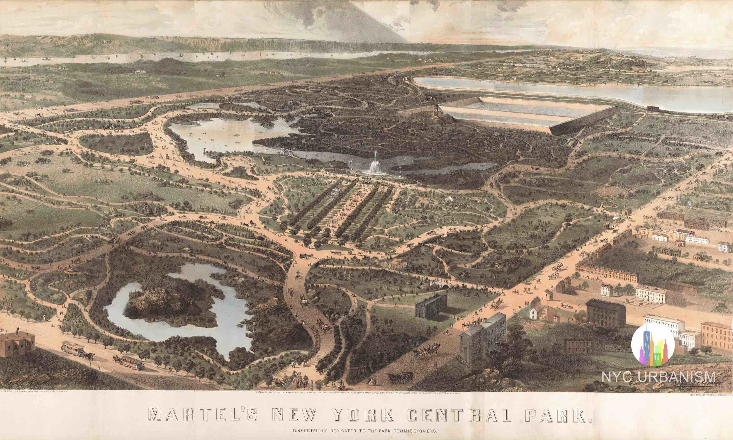 Central Park, 1864