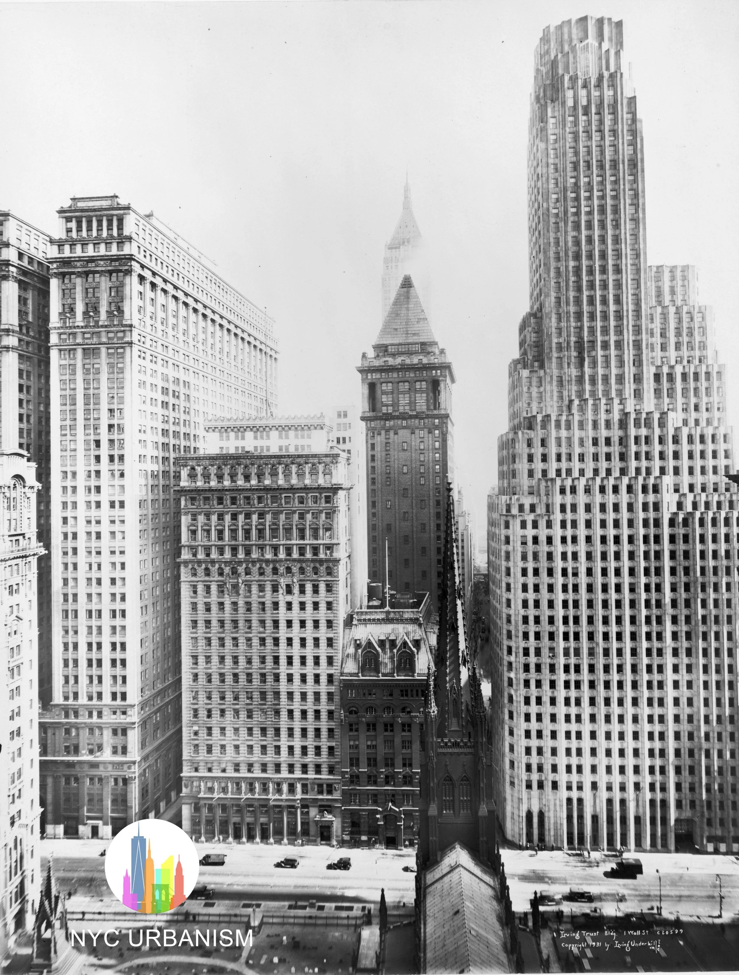 Wall and Broadway, 1931