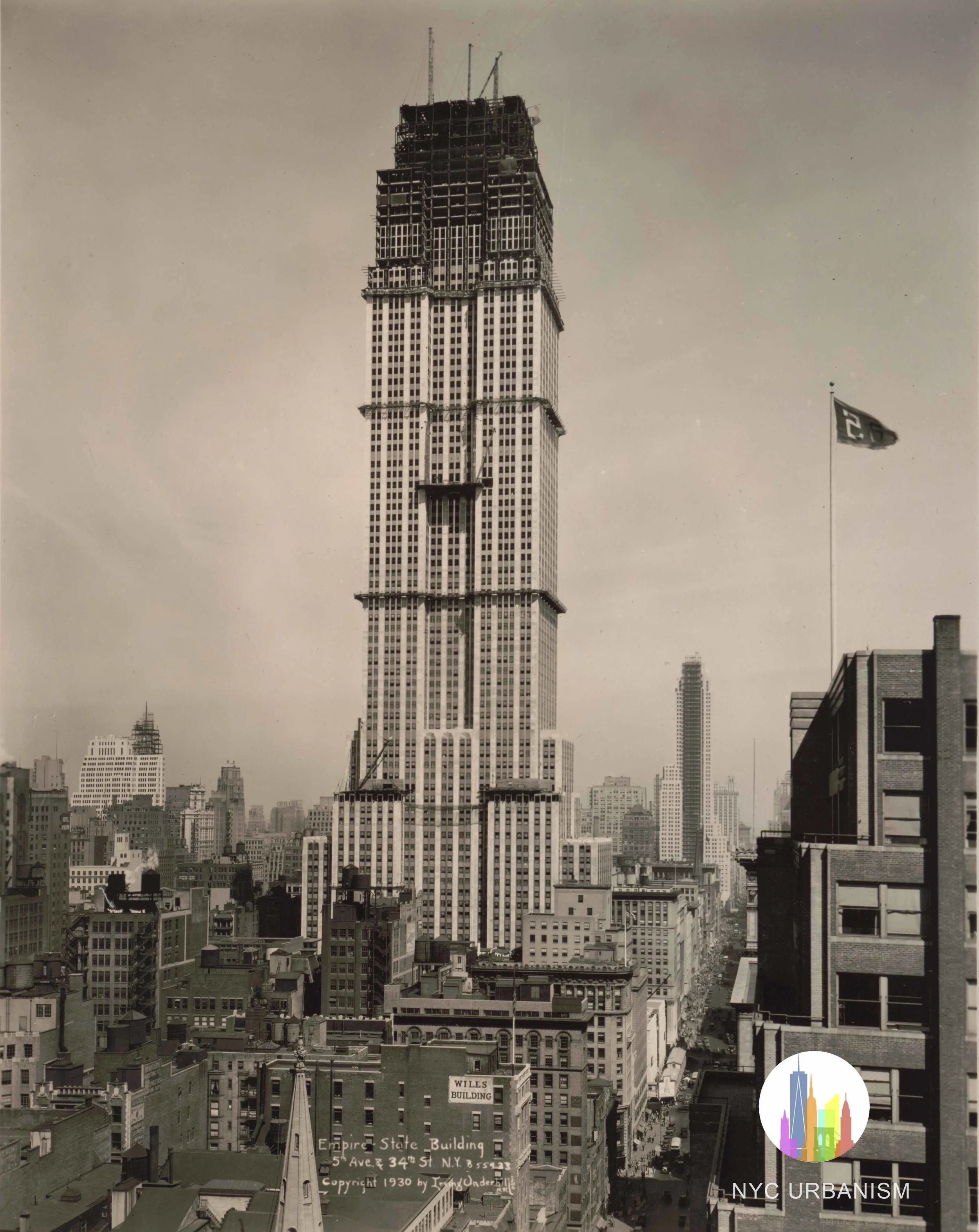 Empire State Building Construction 1930