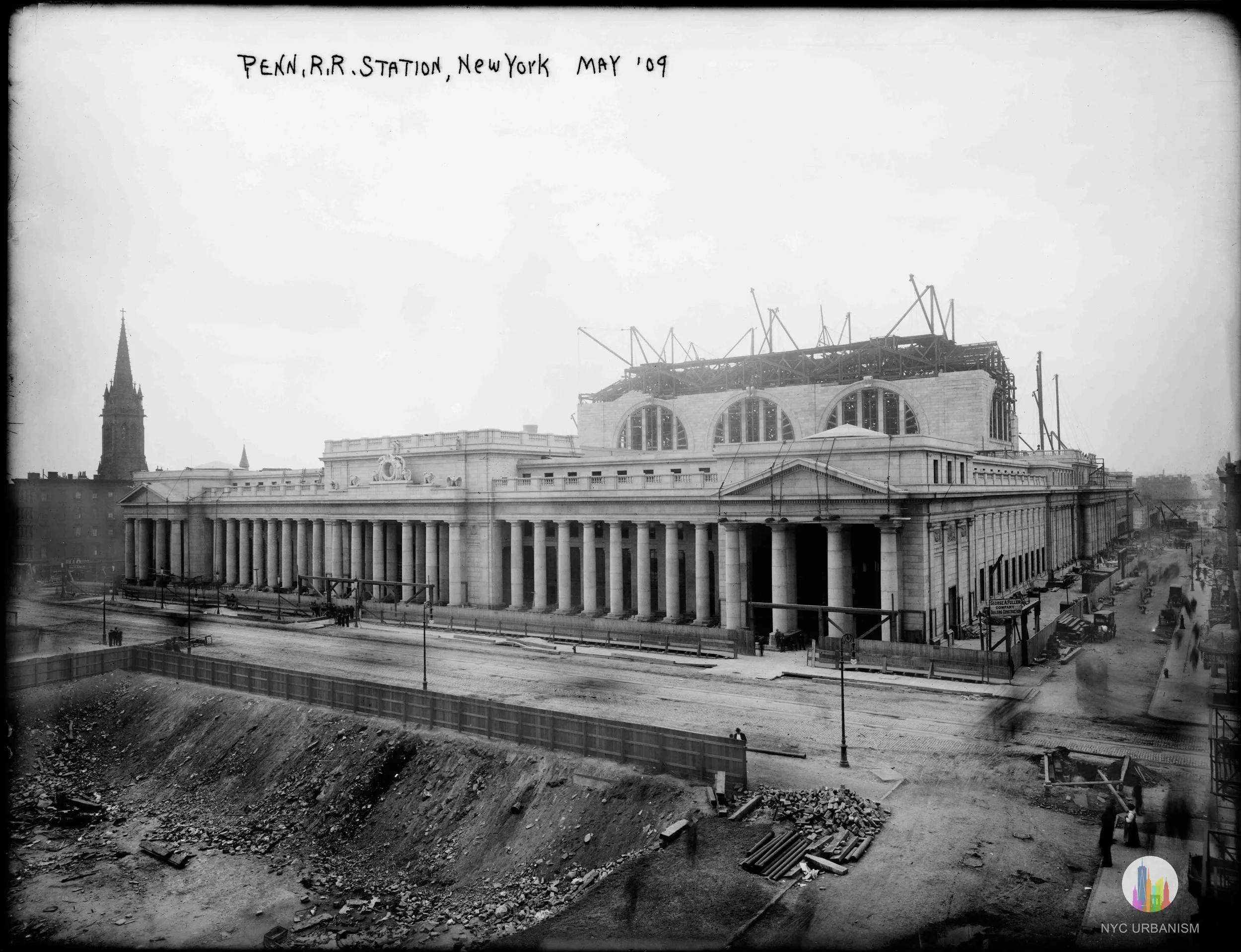 Penn Station Construction (1909)