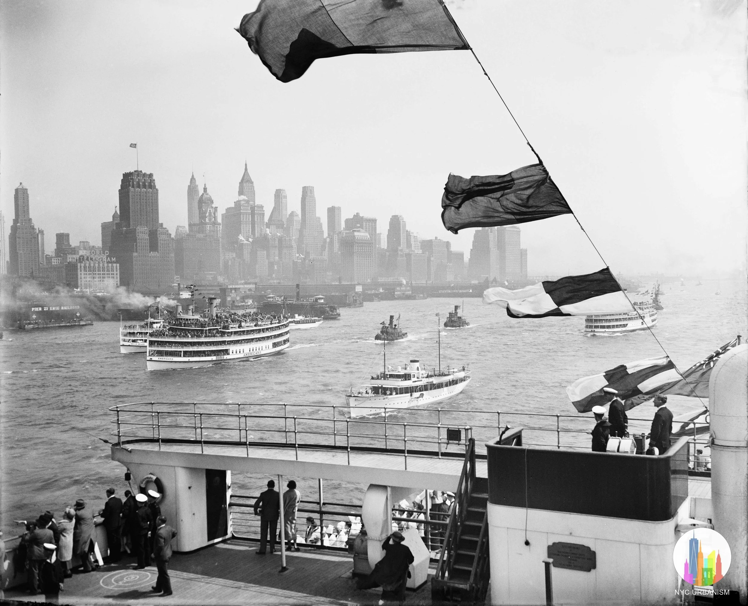 Sailors on the Hudson