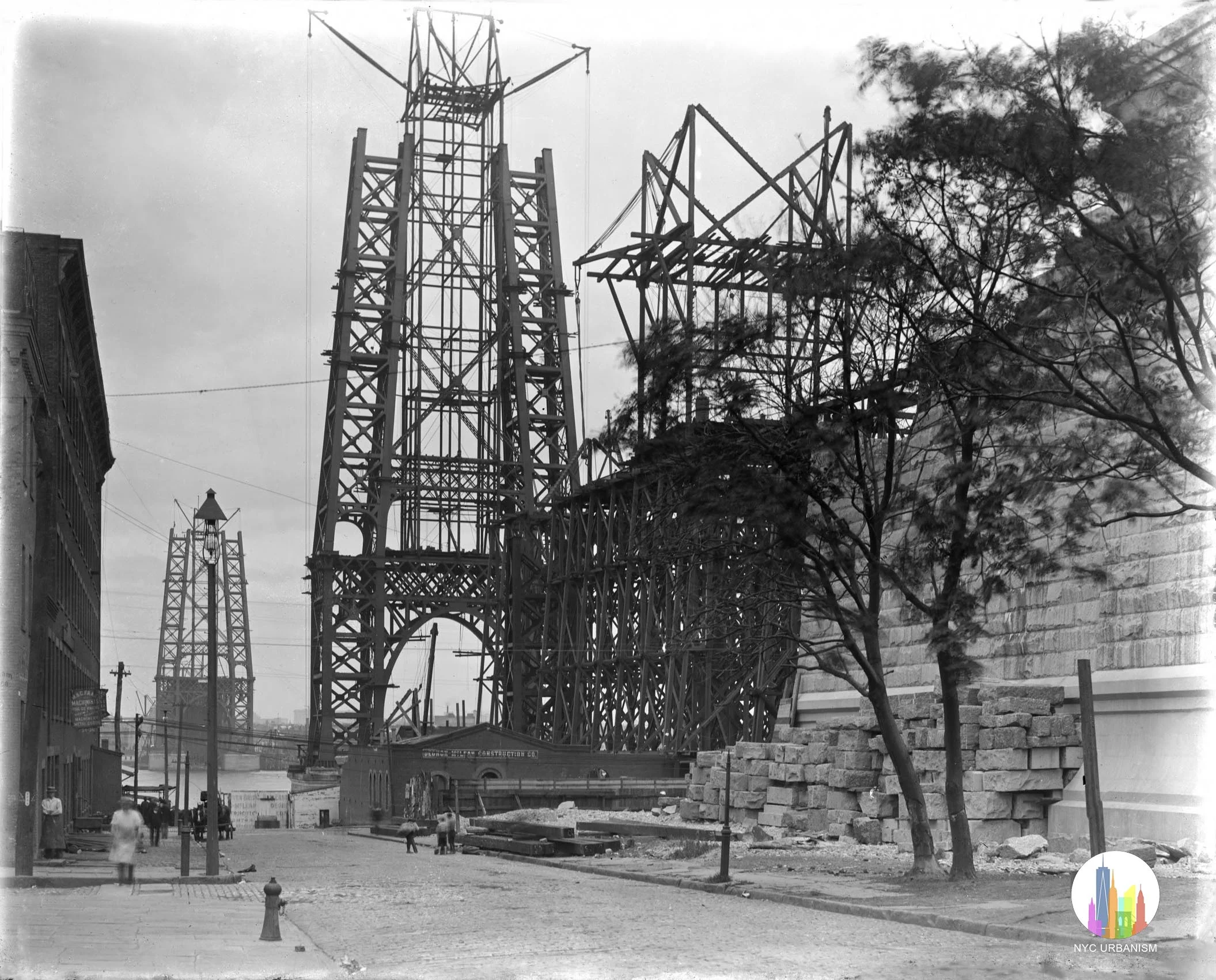 Williamsburg Bridge Construction 