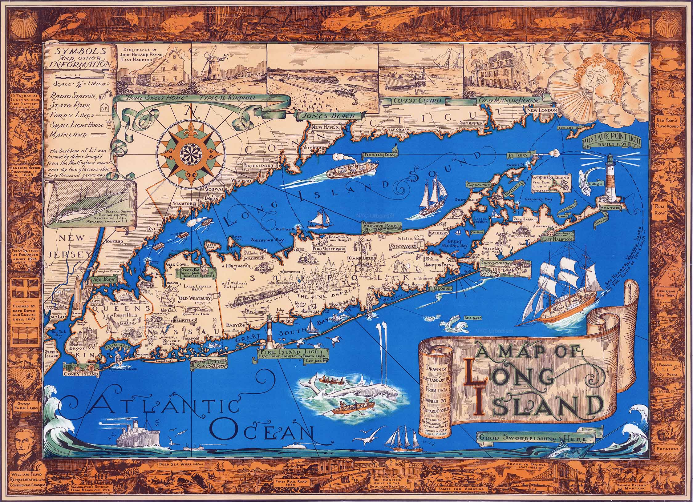 1933 Map of Long Island