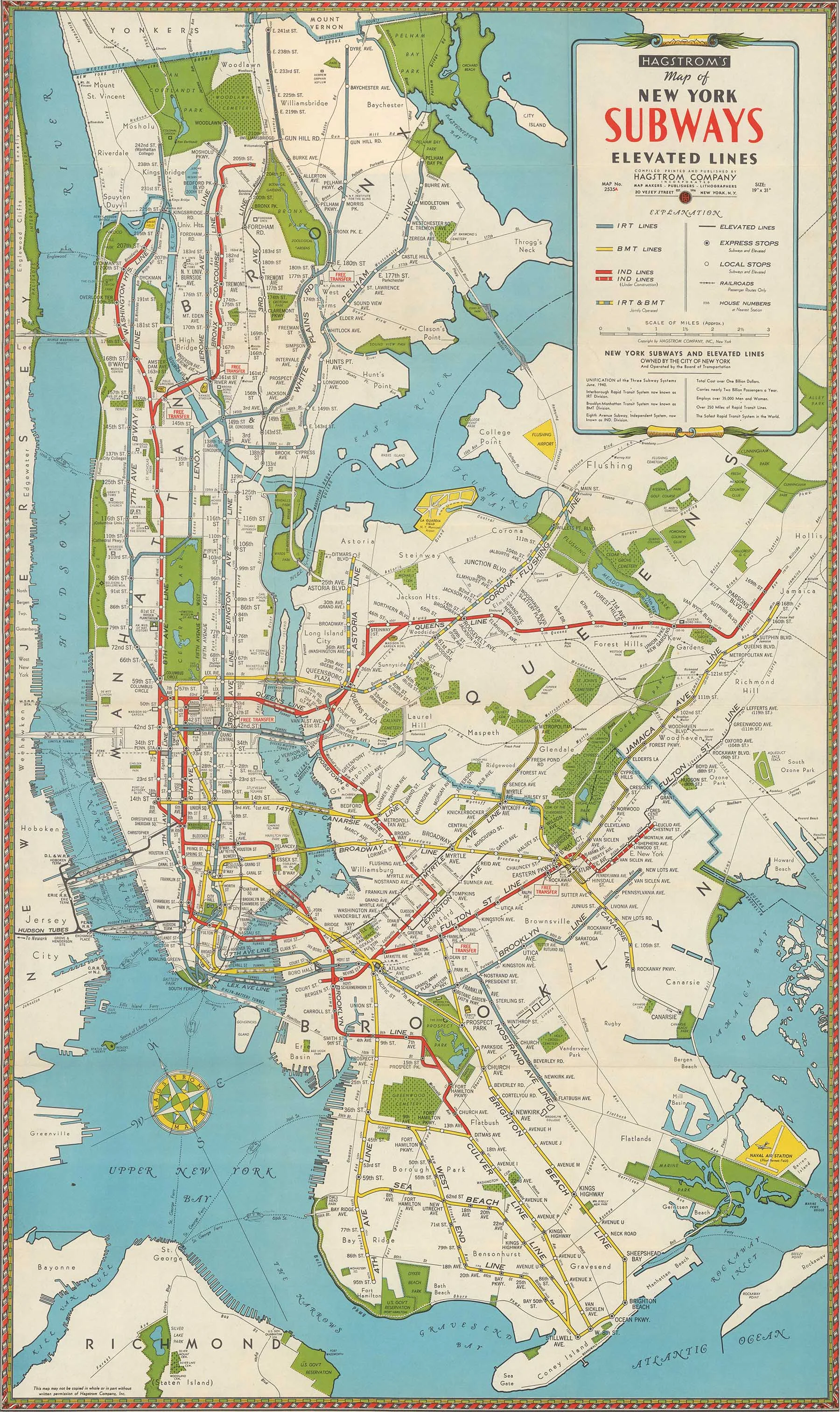 1942 Subway Map