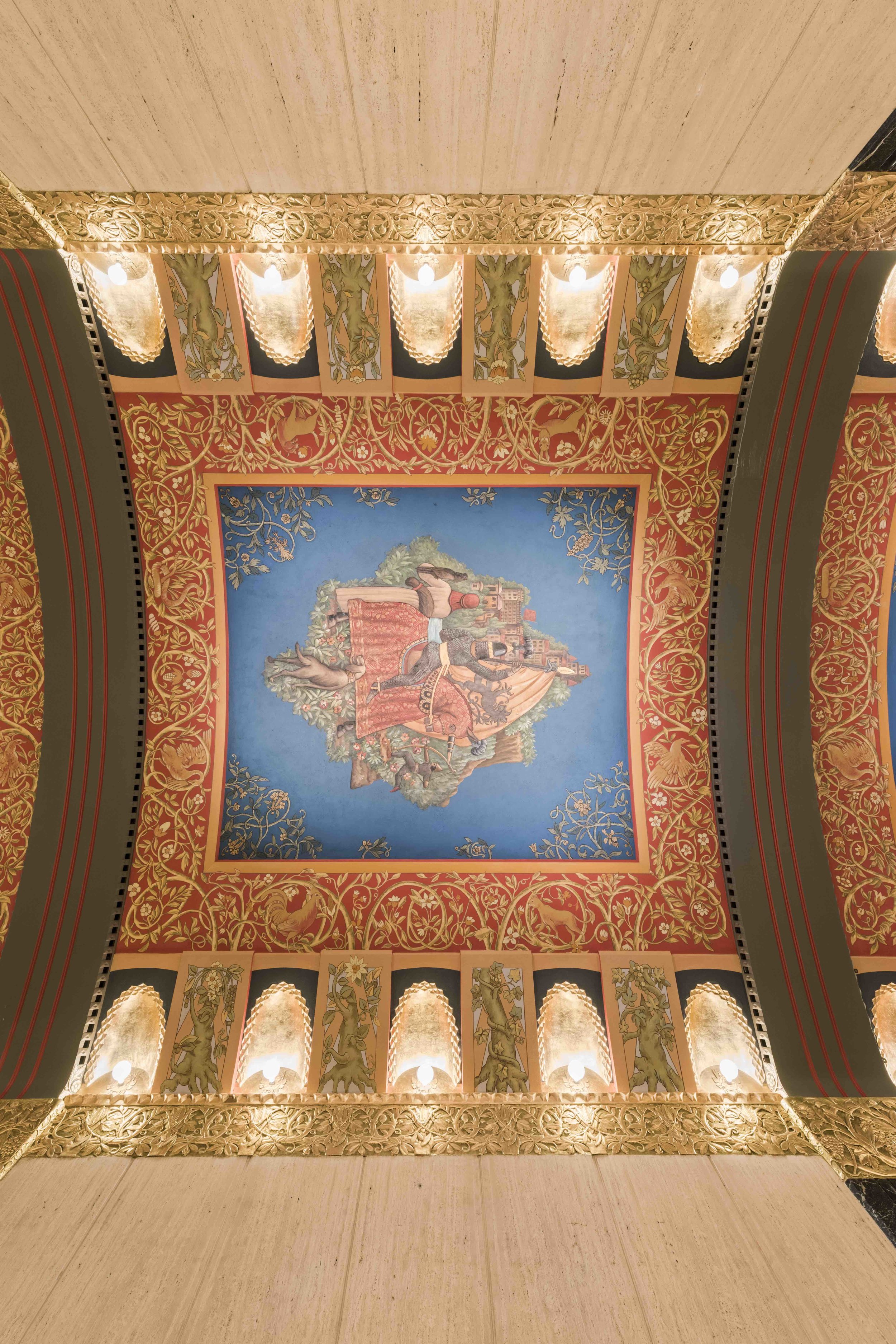 Lobby ceiling detail