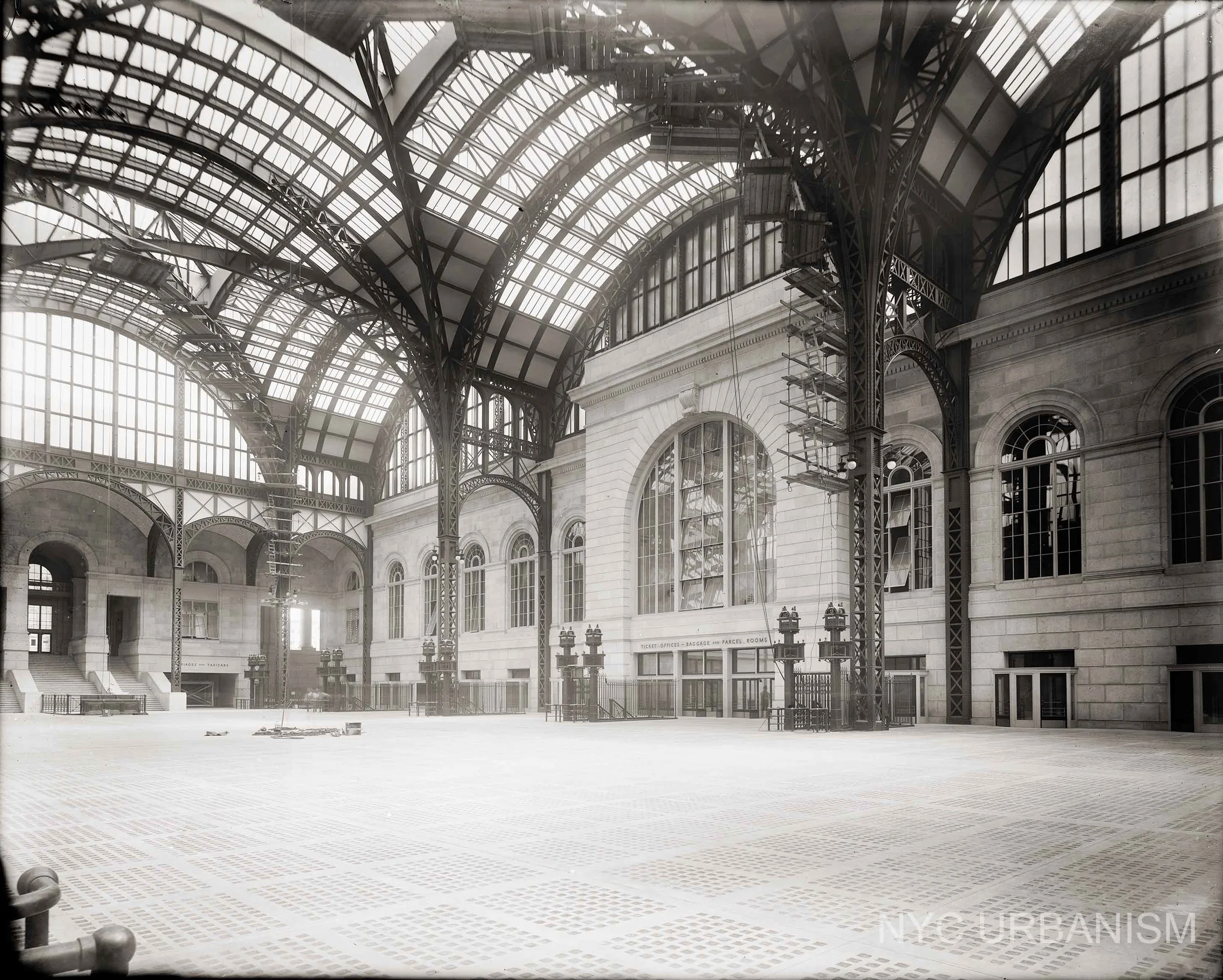 Penn Station Concourse at Opening