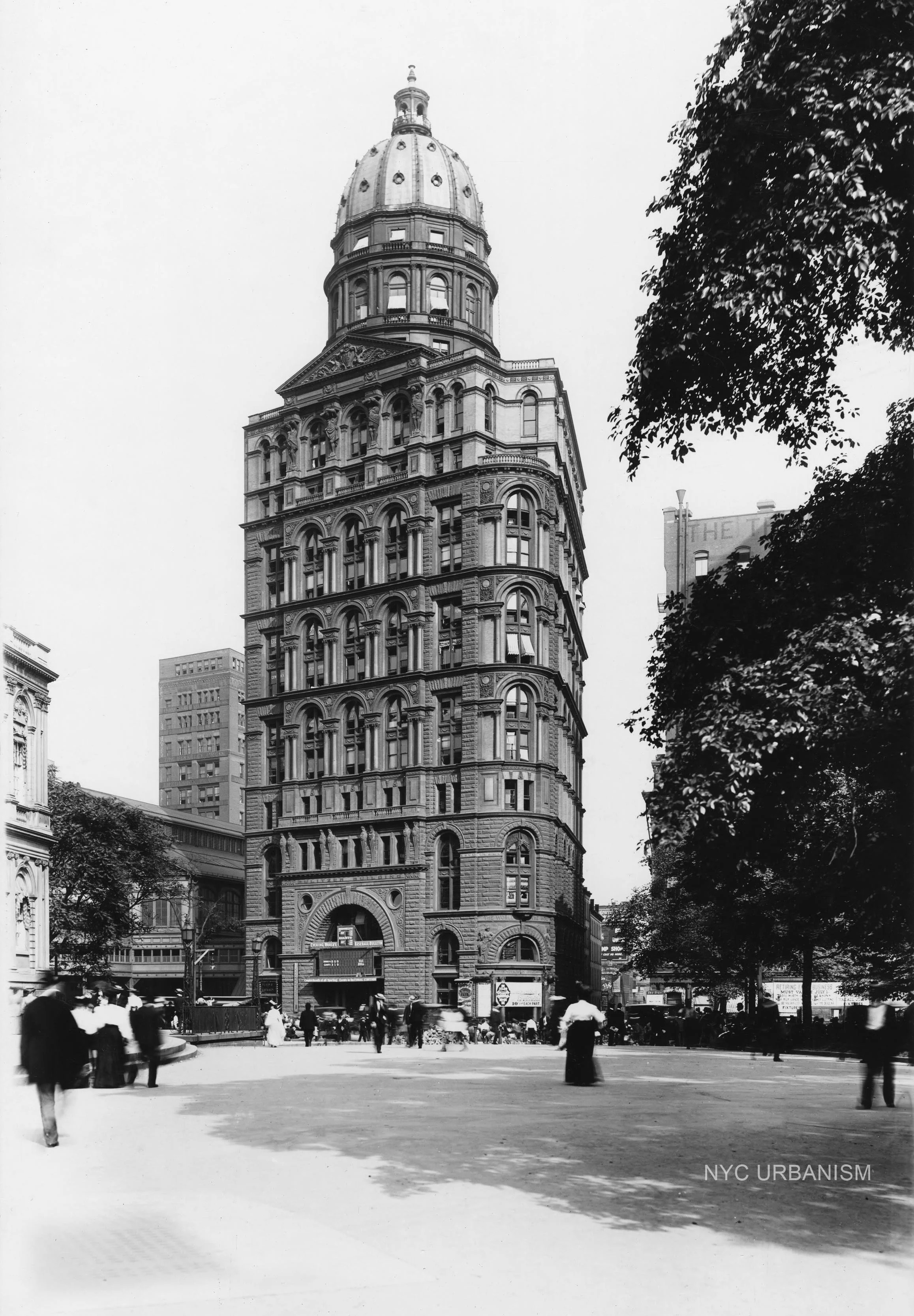 The World Building circa 1895. Purchase a fine-art print here .