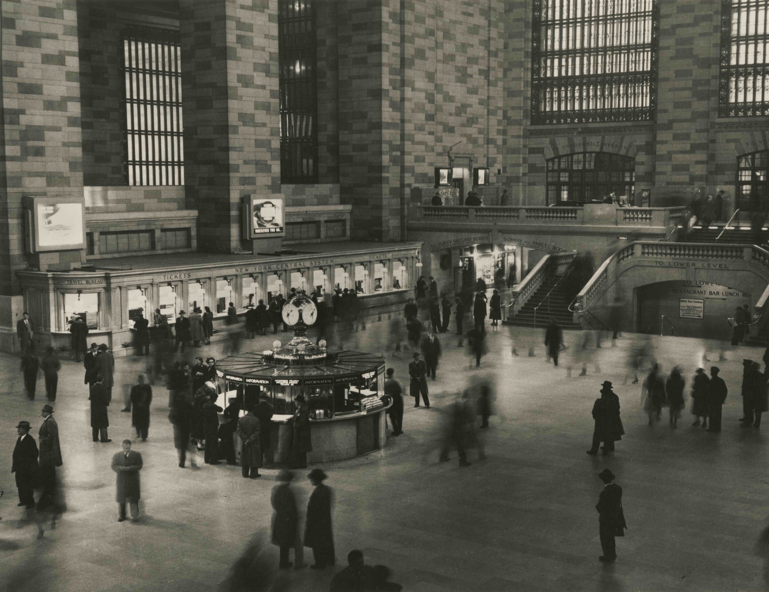 Grand Central Terminal,  1945.