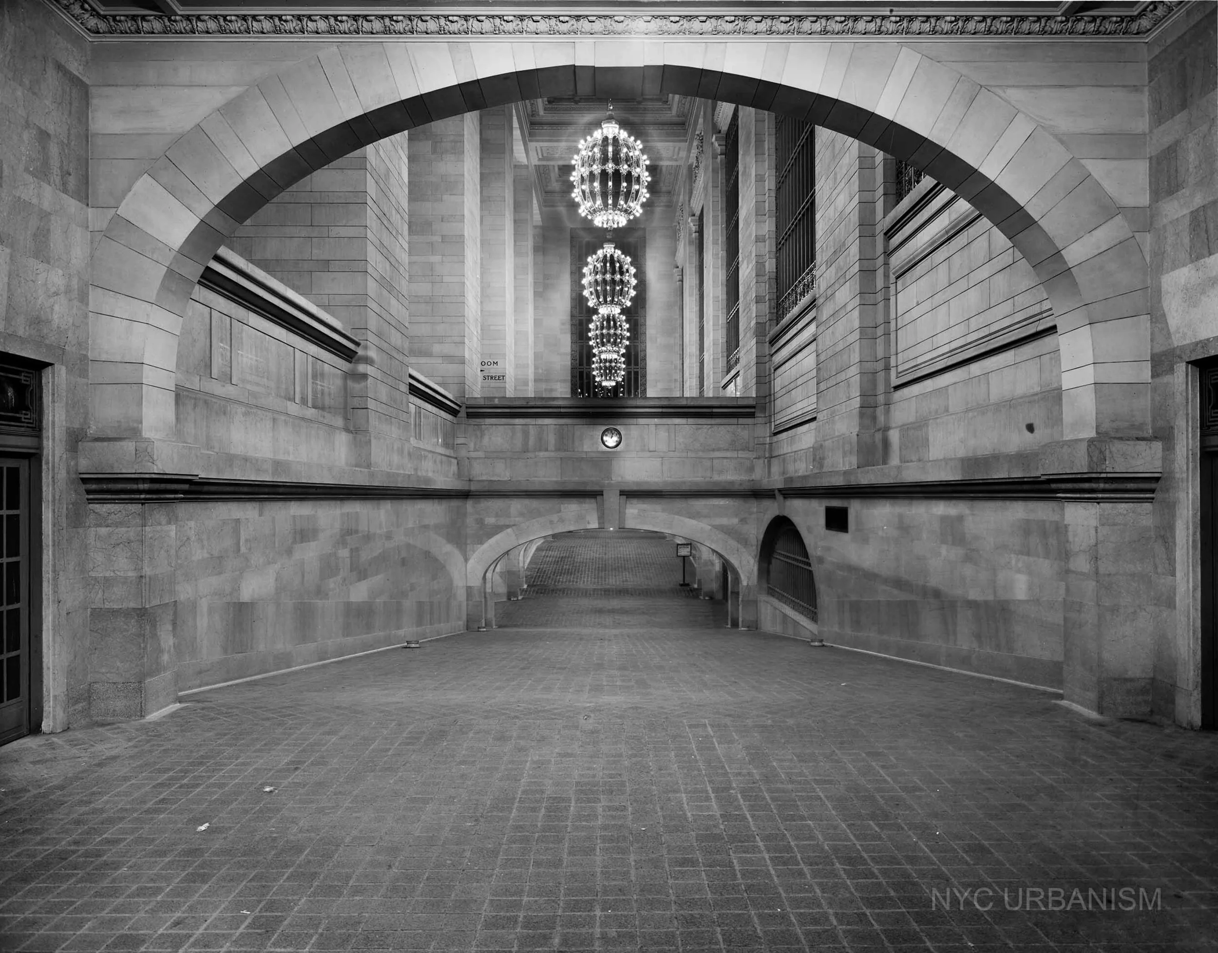 Grand Central Ramp and Chandelier