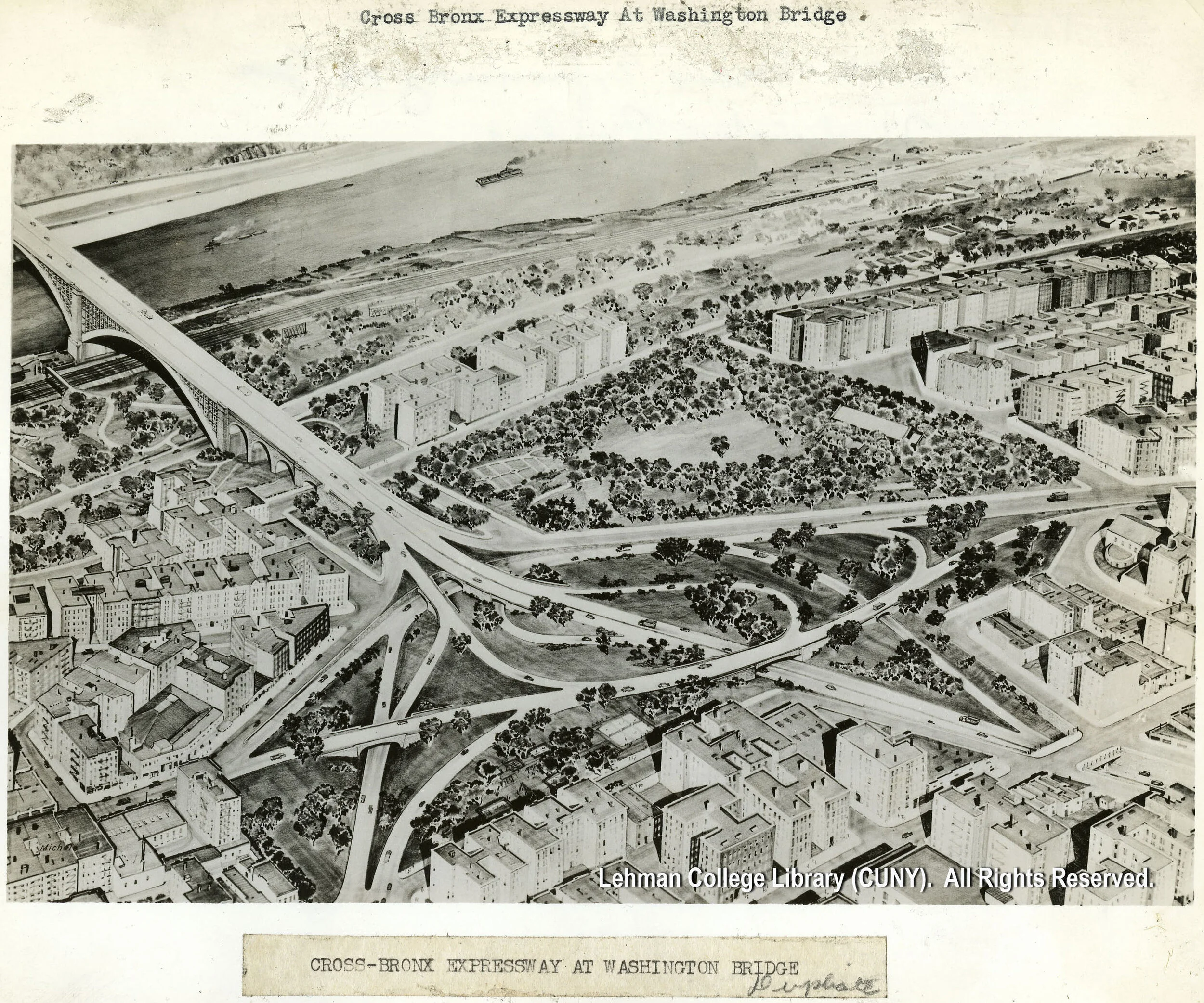 MapMondays 1940s Expressway Drawings — NYC URBANISM