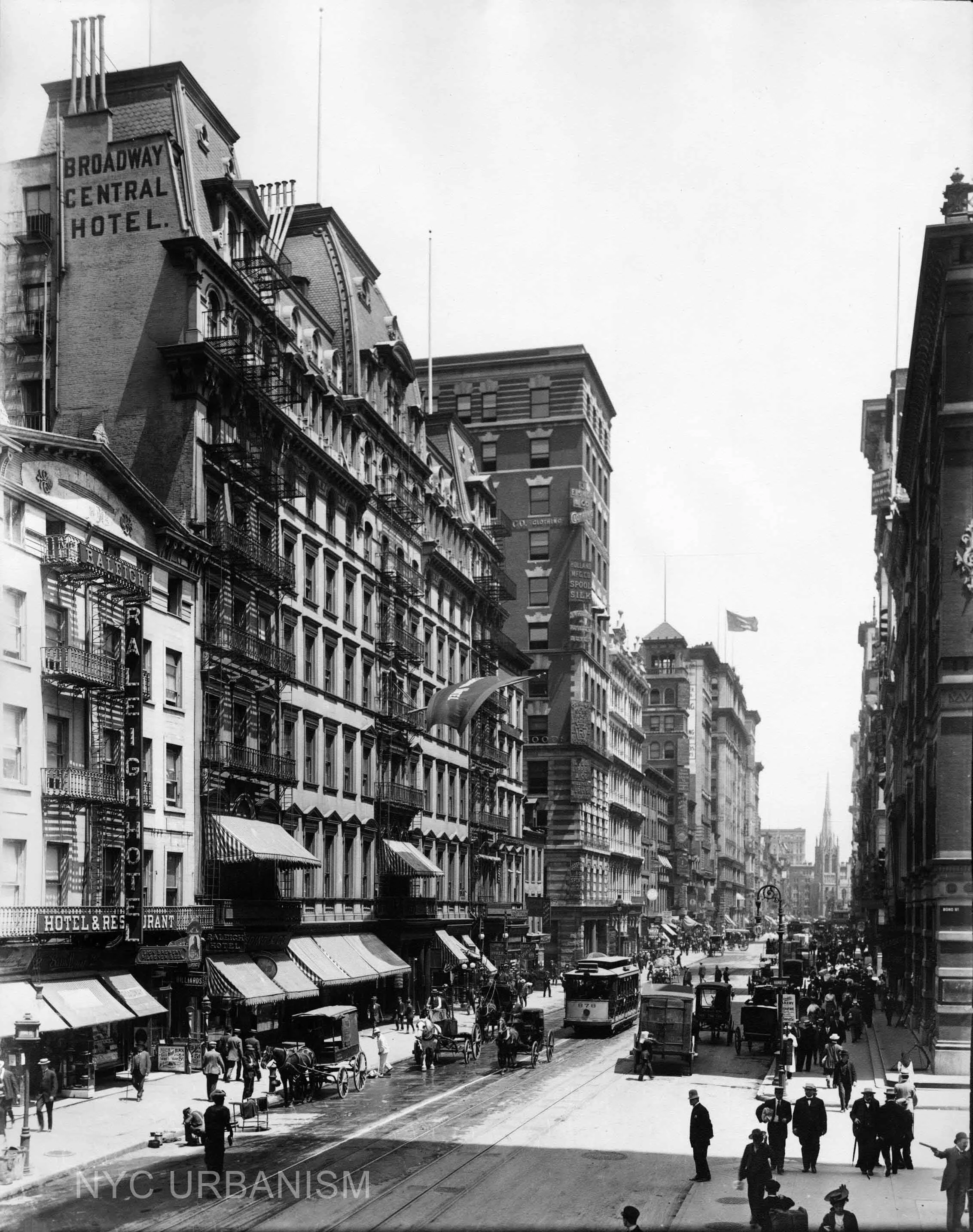 Broadway and Bond, circa 1900