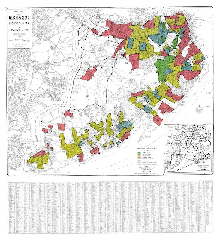 #MapMondays HOLC Redlining Maps — NYC URBANISM