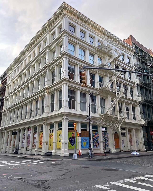 Over the past week, local artists have reclaimed SoHo storefronts by painting the boarded-up windows that line the neighborhood's streets. The plywood boards hastily applied to protect the stores provided the ideal blank canvas, allowing local artist