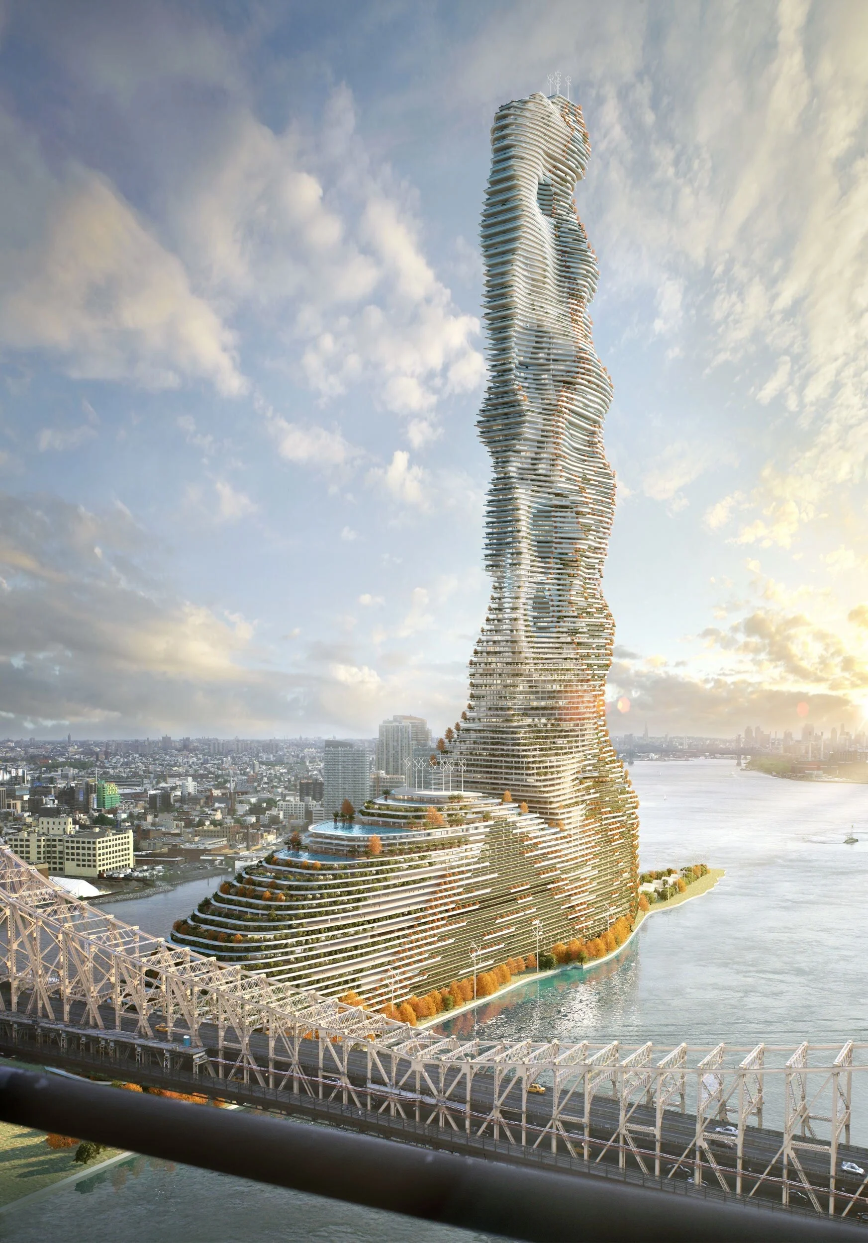 Mega Tower Proposed for Roosevelt Island