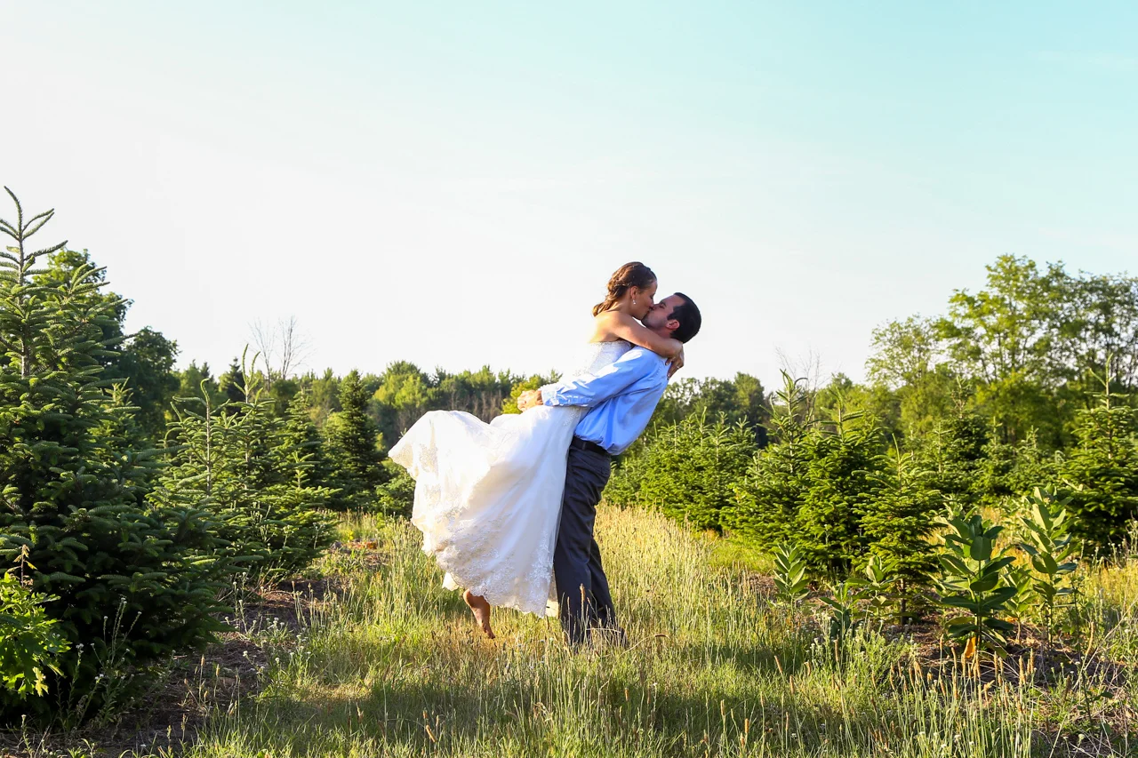 Fun wedding portraits