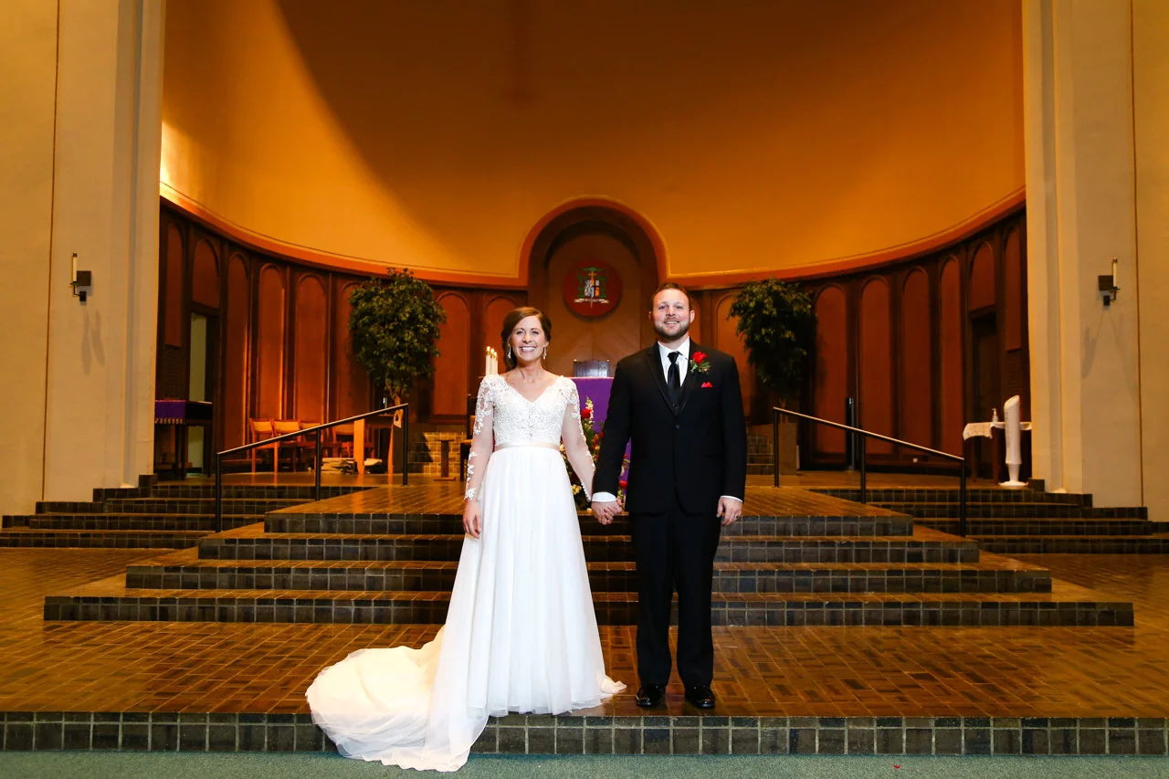 Nathon + Maria | Wedding at St Mary's Cathedral in Lansing