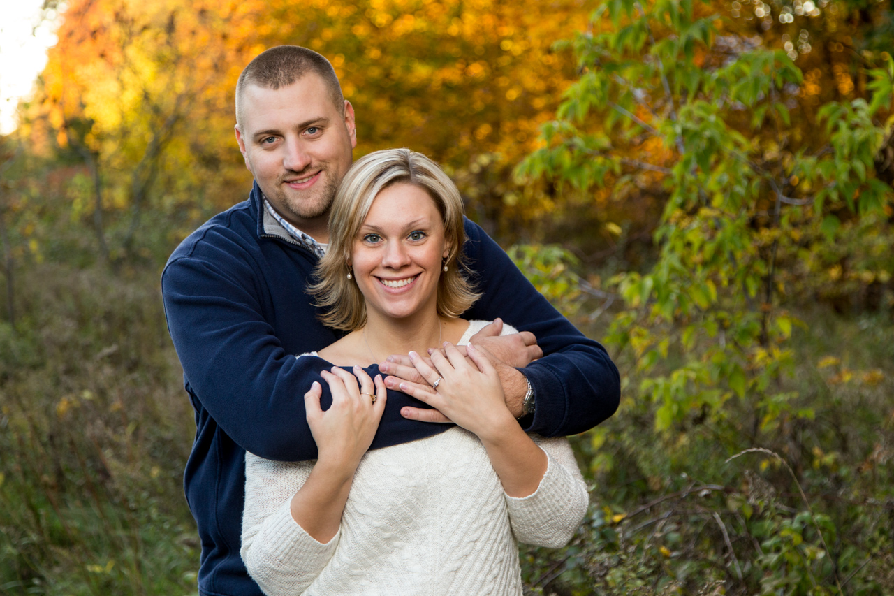 Andrew + Becca | Engagement Photos at Blandford Nature Center