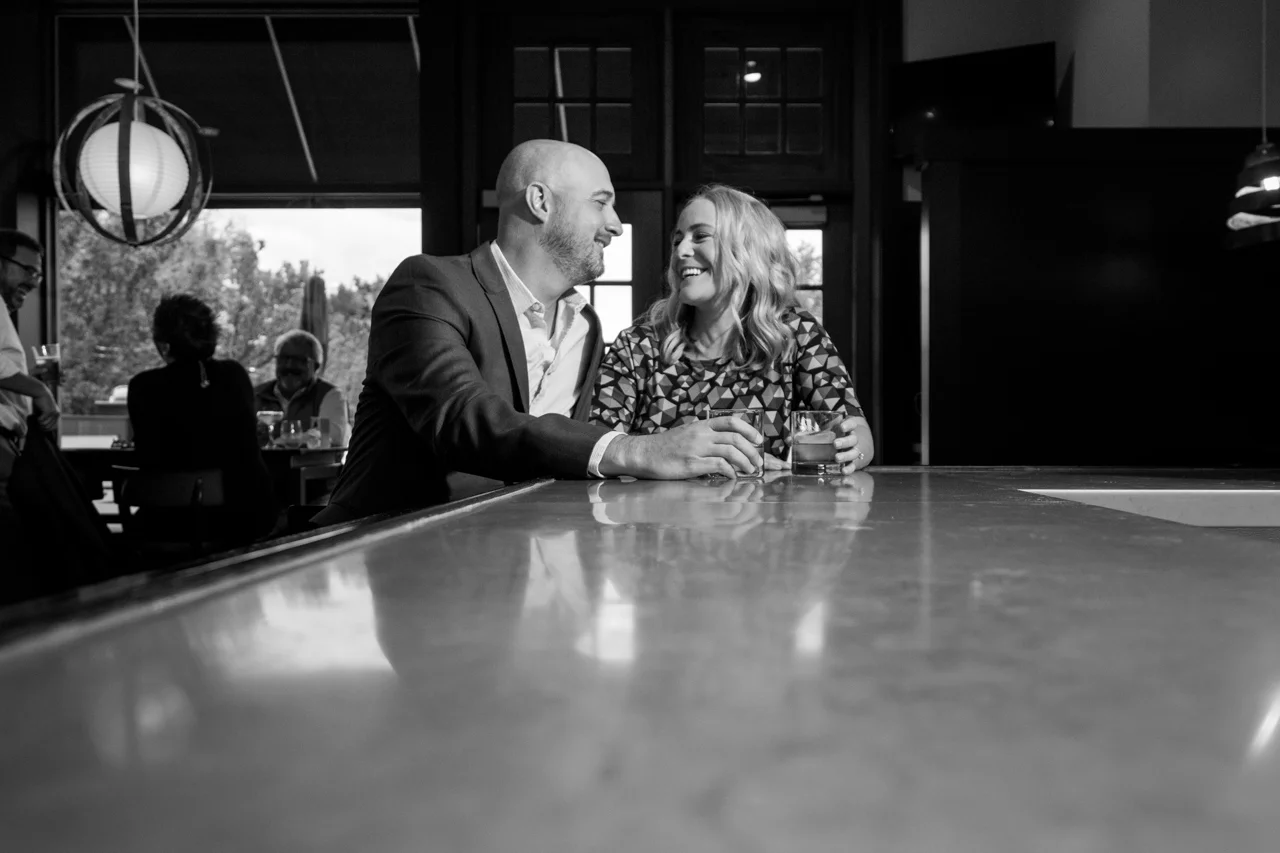 Jeff + Emily | Downtown Holland Engagement Photos