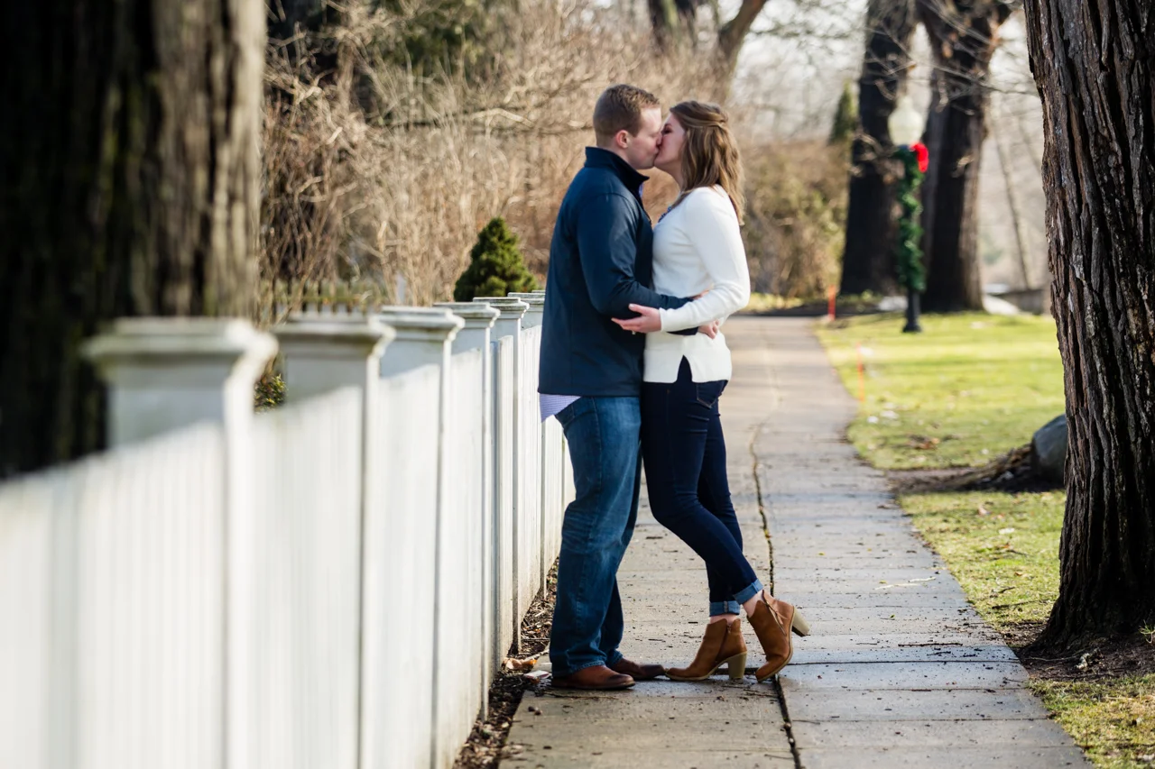 Patrick + Kari | Ada Covered Bridge Engagement Photos