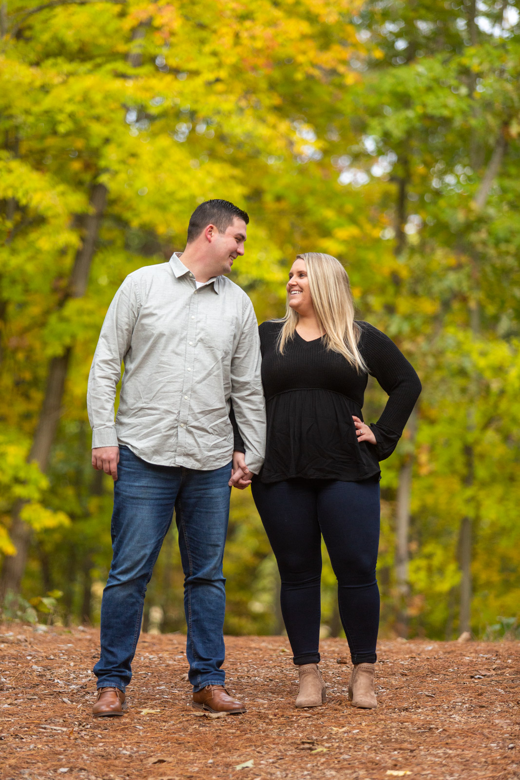 townsend park engagement photos, grand rapids photographer