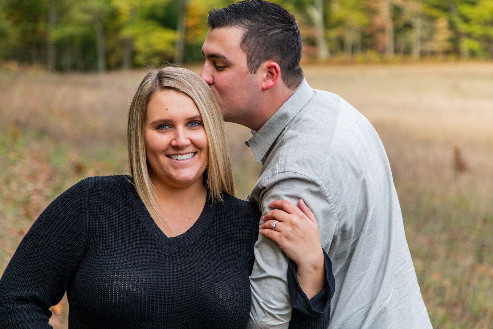 townsend park engagement photos, grand rapids photographer