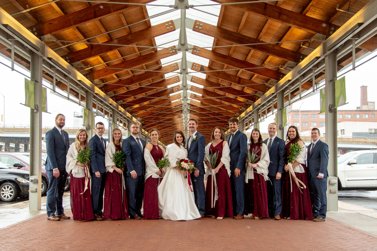 wedding at grand rapids downtown market, grand rapids wedding