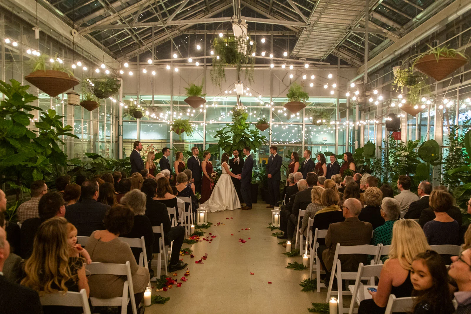 Scott + Kaitlin | Intimate Evening Wedding at Grand Rapids Downtown Market
