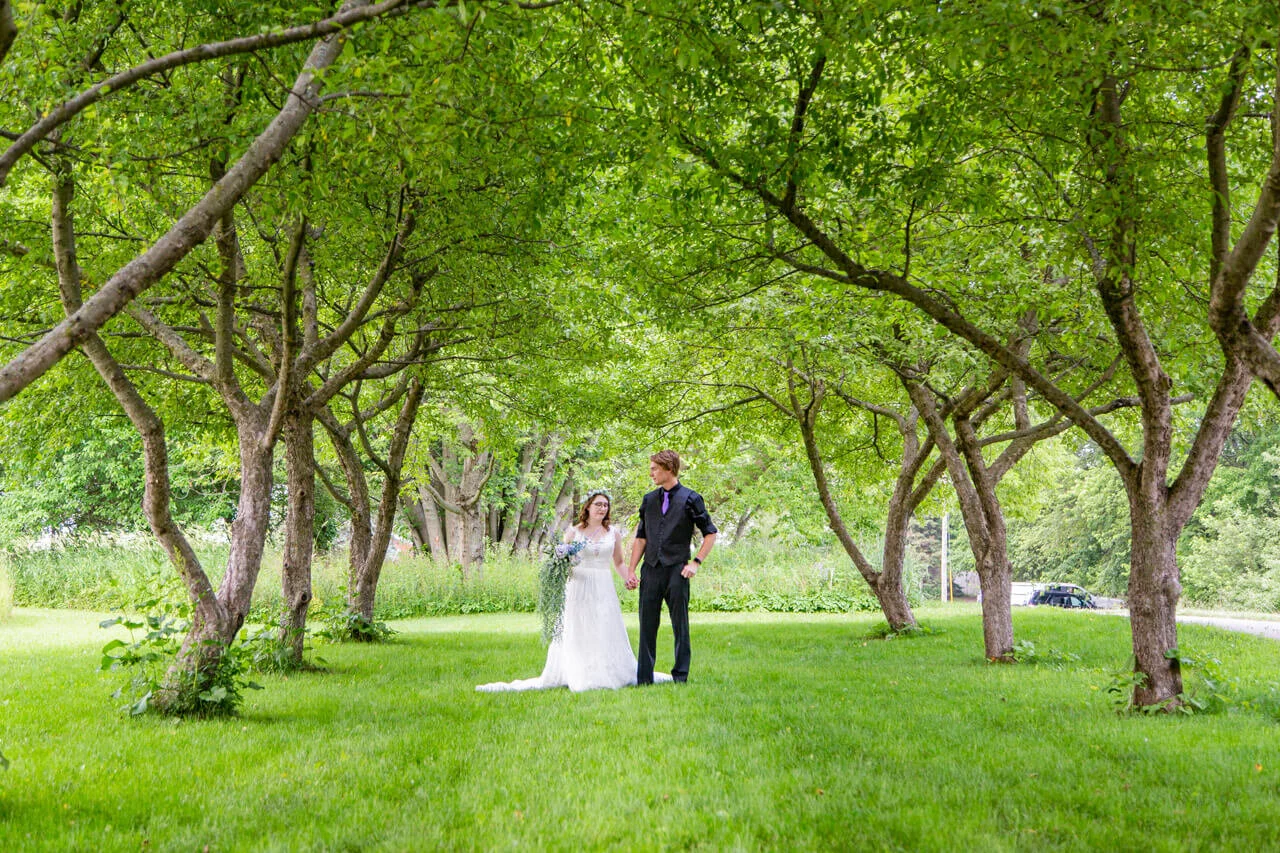 Jake + Molly | Wedding at Home in Caledonia