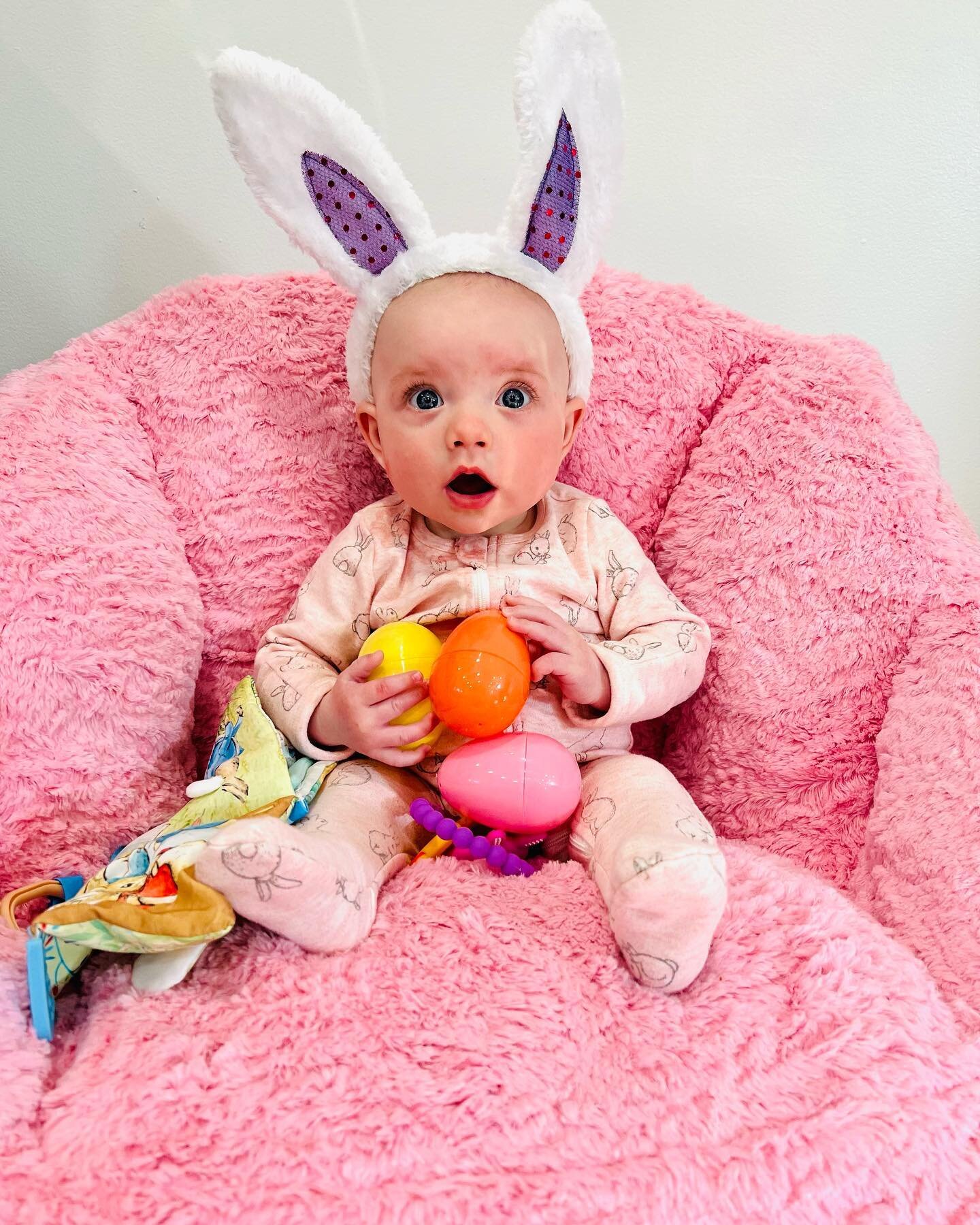 Happy Easter&hellip; this is my daughter, not a real bunny 🐰