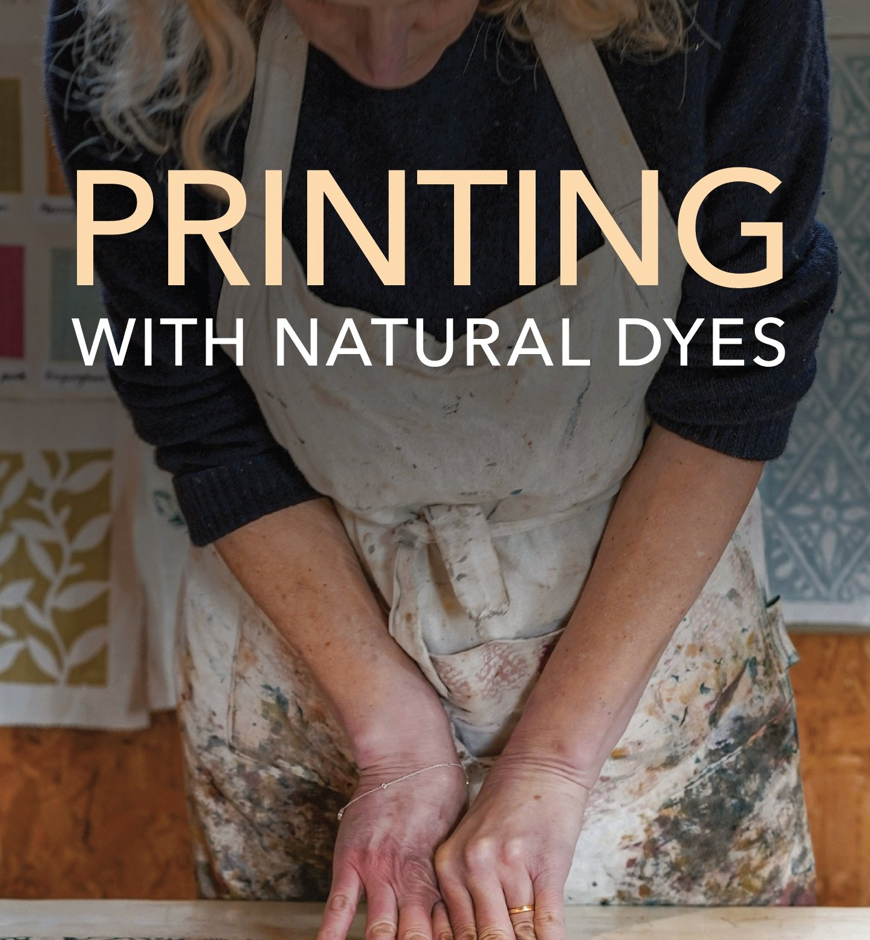 Join us to celebrate the launch of Printing with Natural dyes