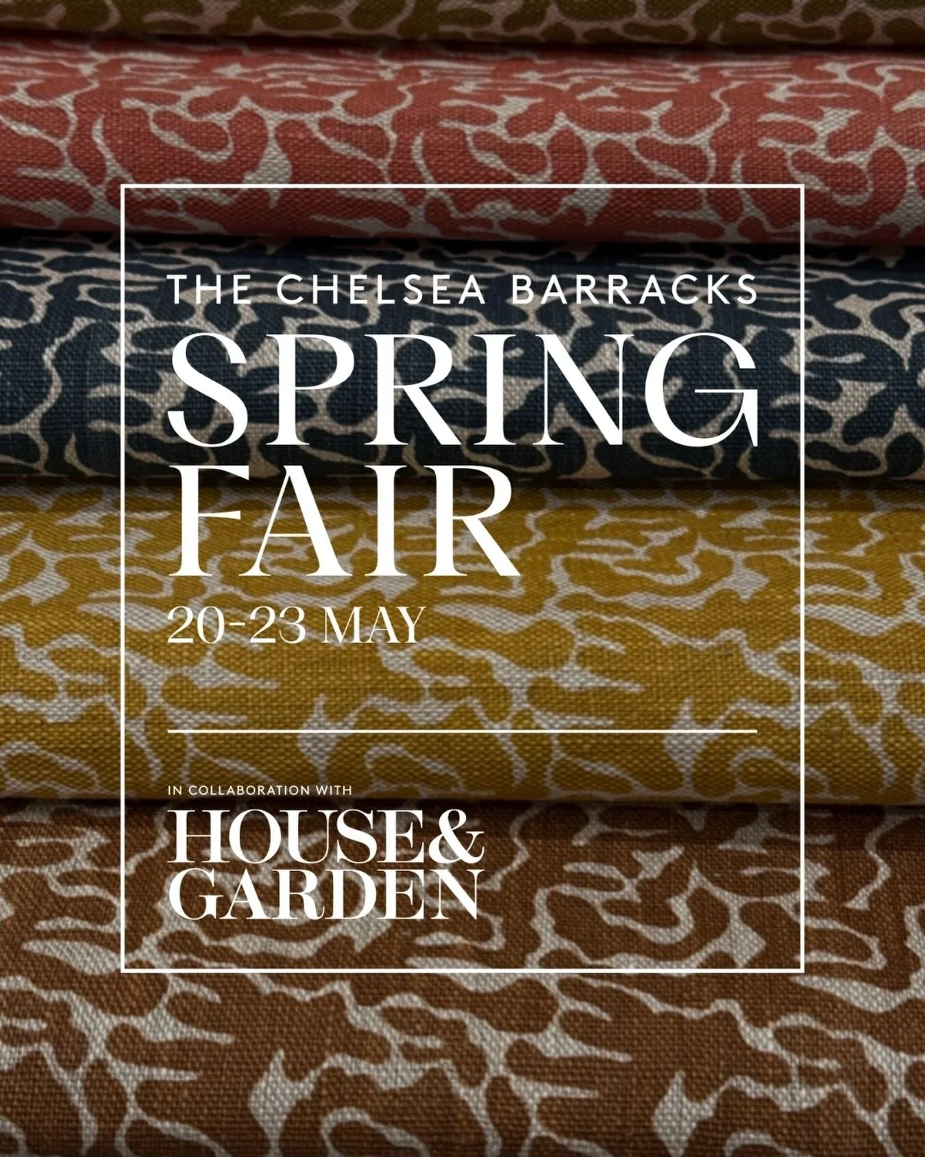 We&rsquo;re delighted to be exhibiting with @Notswolds at Chelsea Barracks Spring Fair this May. 

Come and find us on the Notswolds stand, alongside an extraordinary group of independent makers and craftspeople from across the region.

Stand 14 
Che