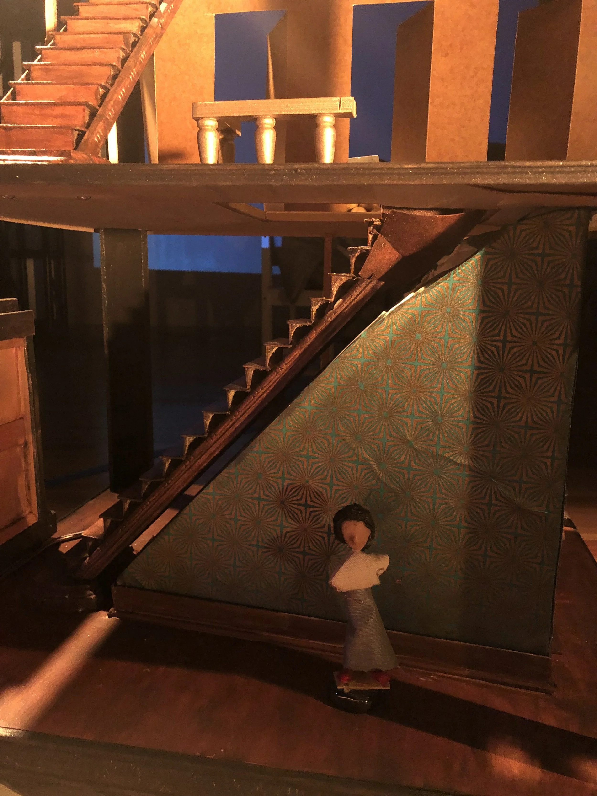 creeping towards the door