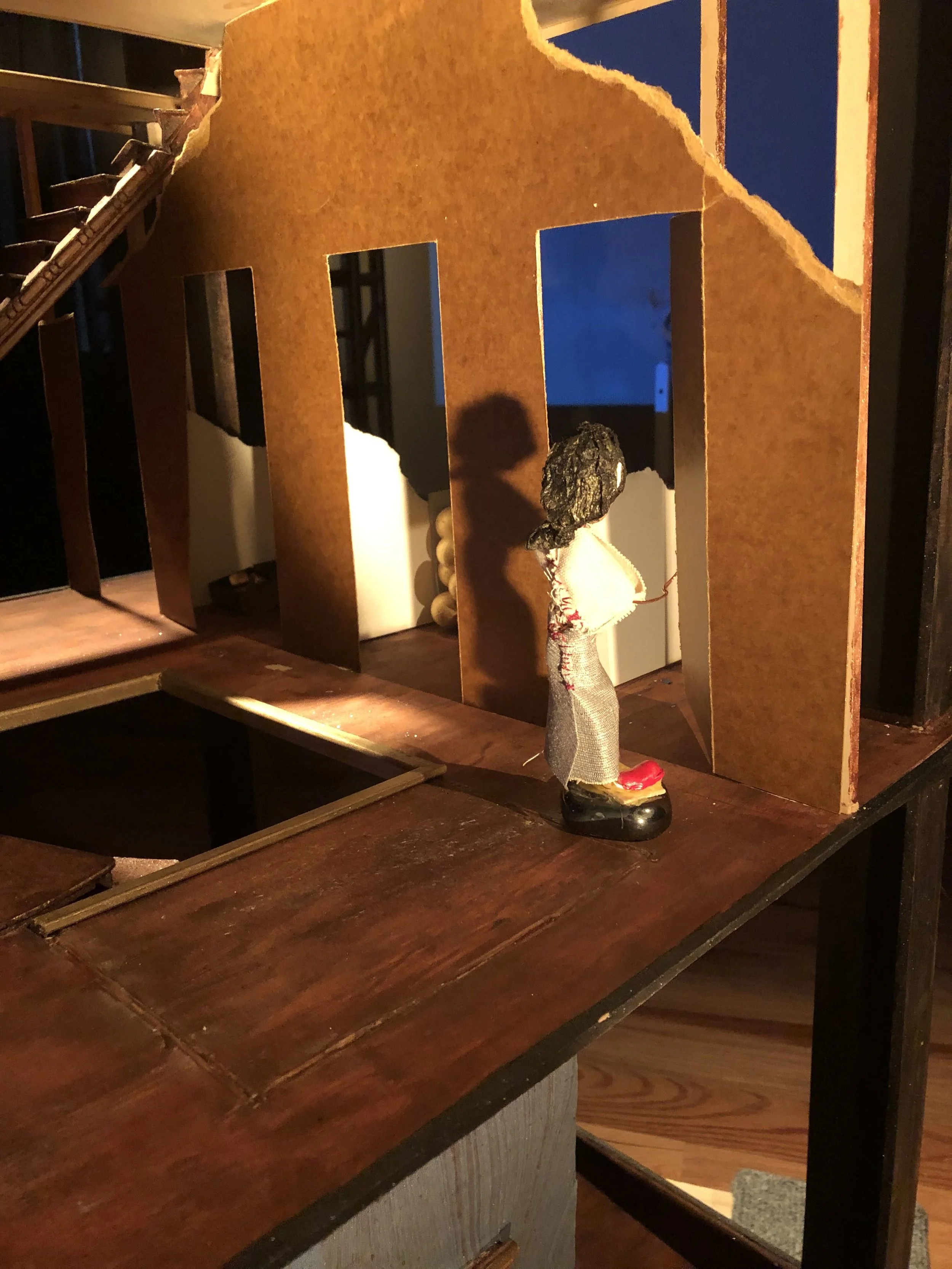 But one day the house was quiet…