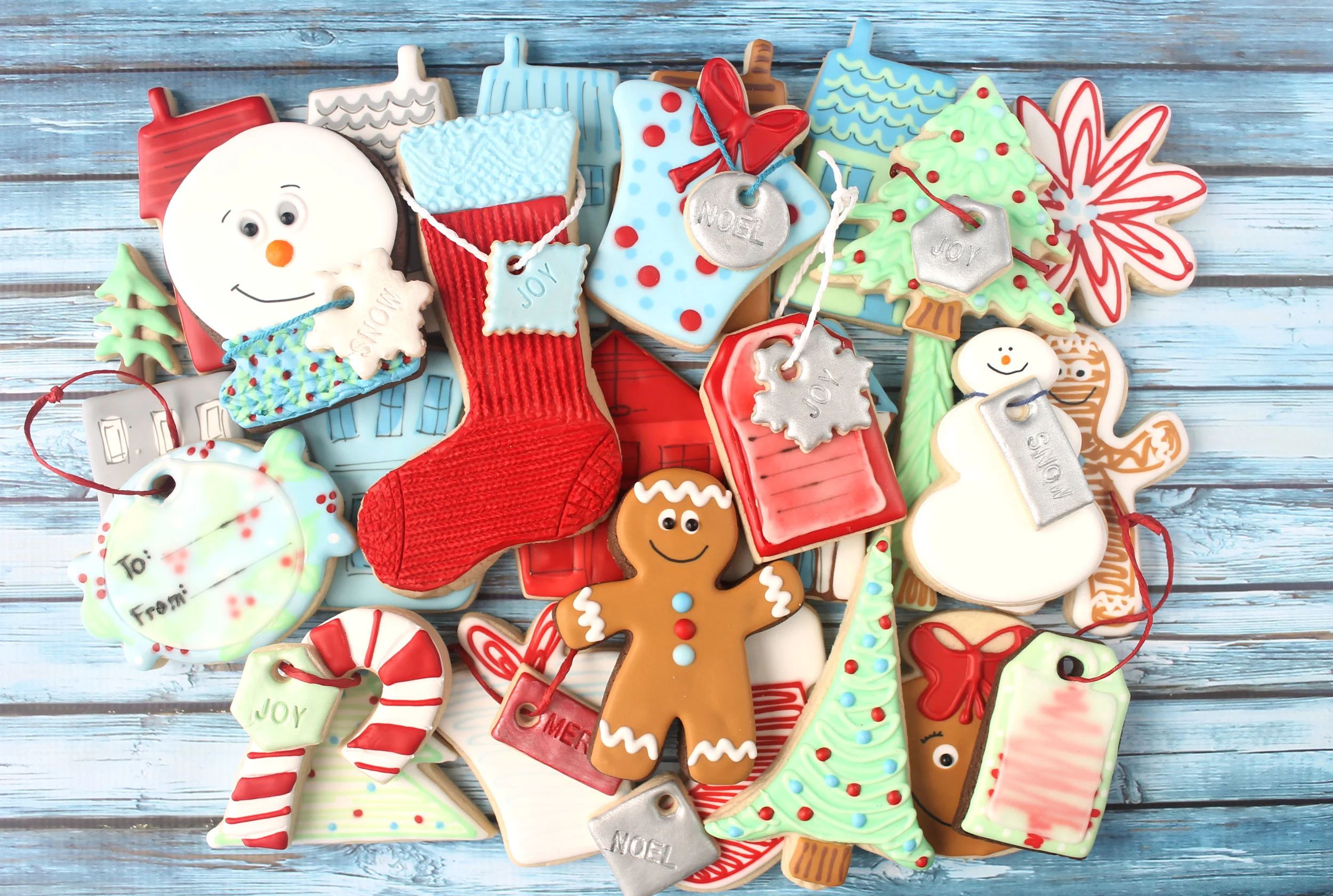 REJOICE Christmas Decorated Cookie Collection