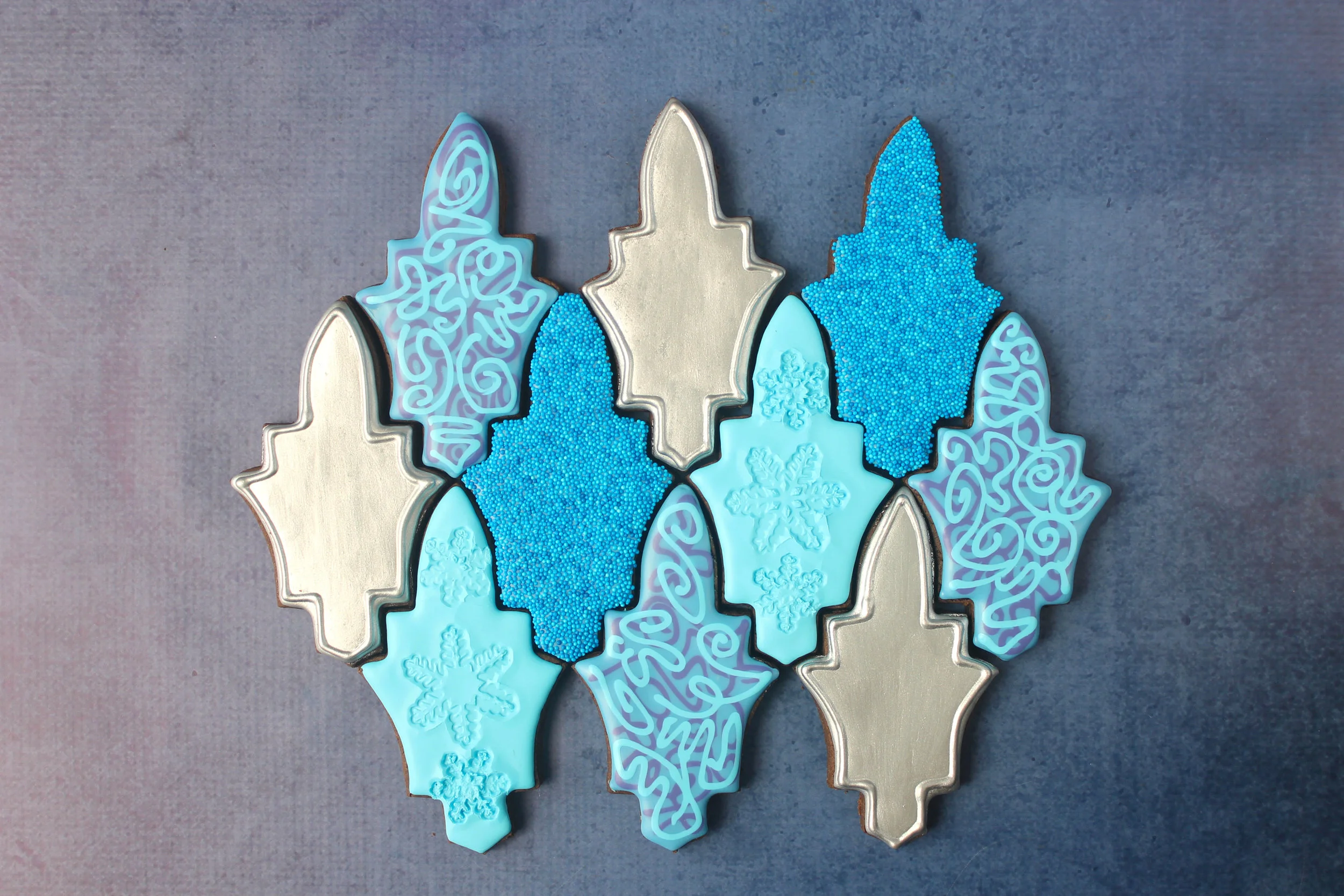 Holiday Tessellation Decorated Cookie Collection