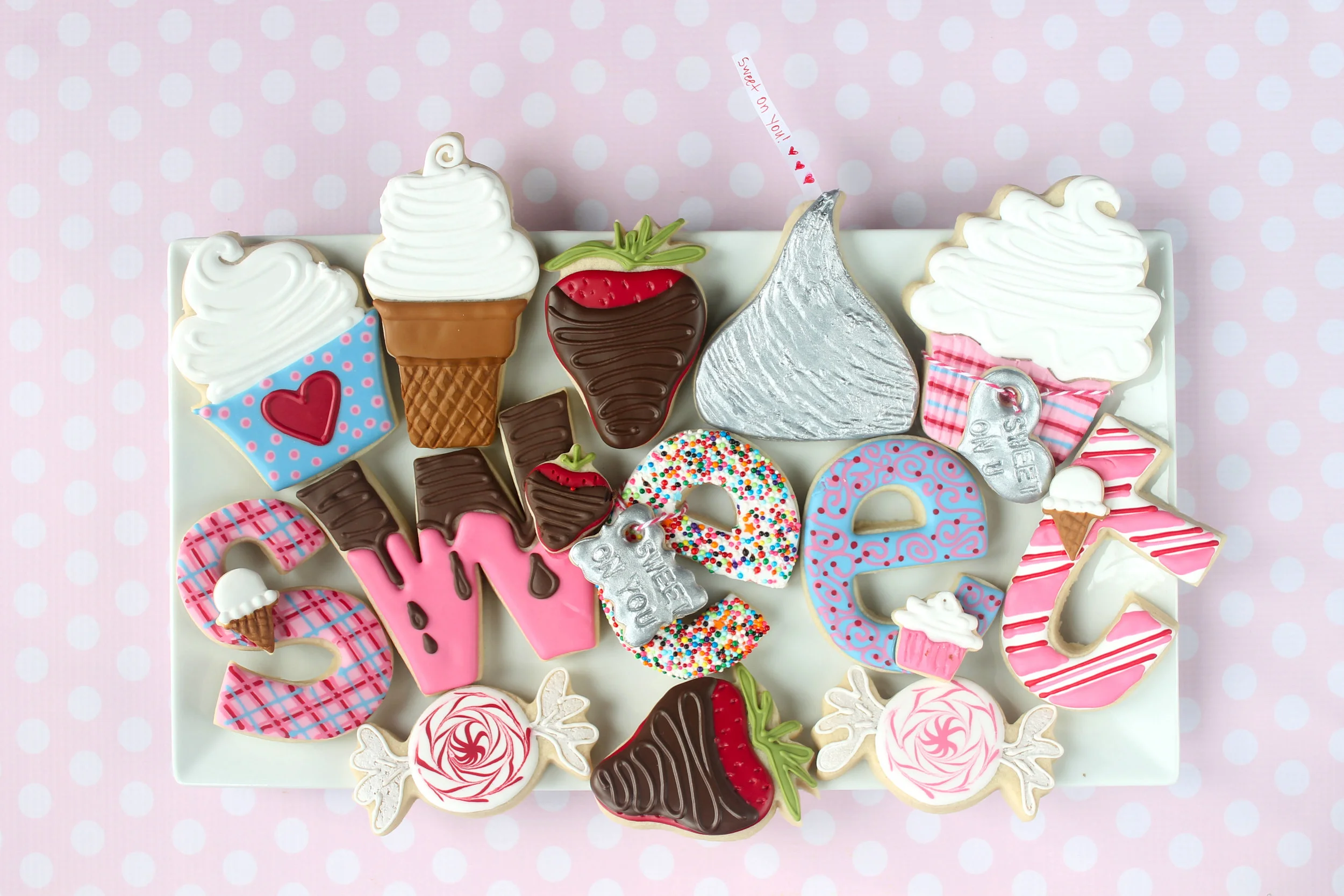 Sweet on You Valentines Decorated Cookie Collection