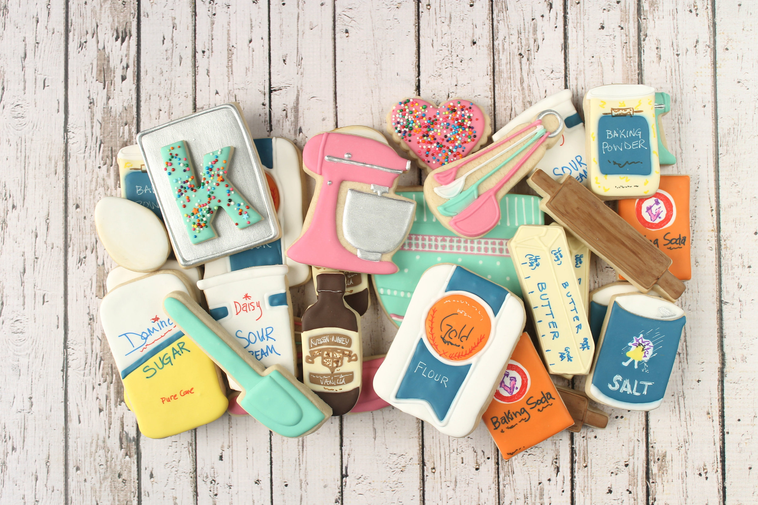 Baking Cookies Decorated Cookie Collection