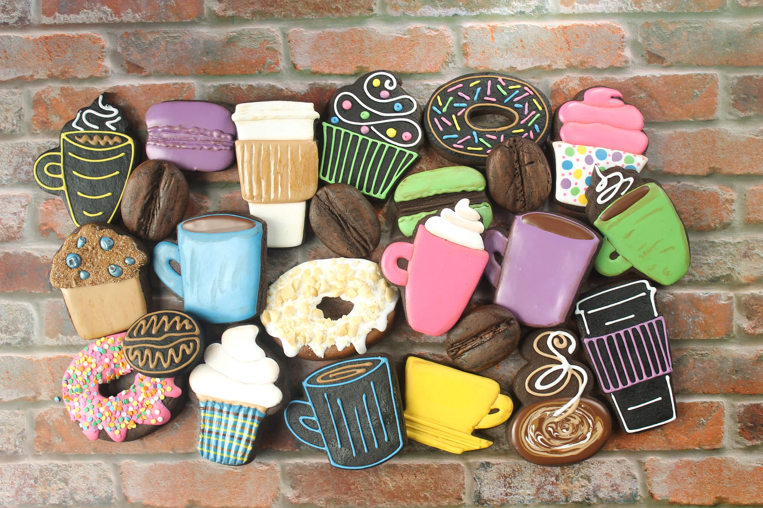 Coffee Shop Decorated Cookie Collection