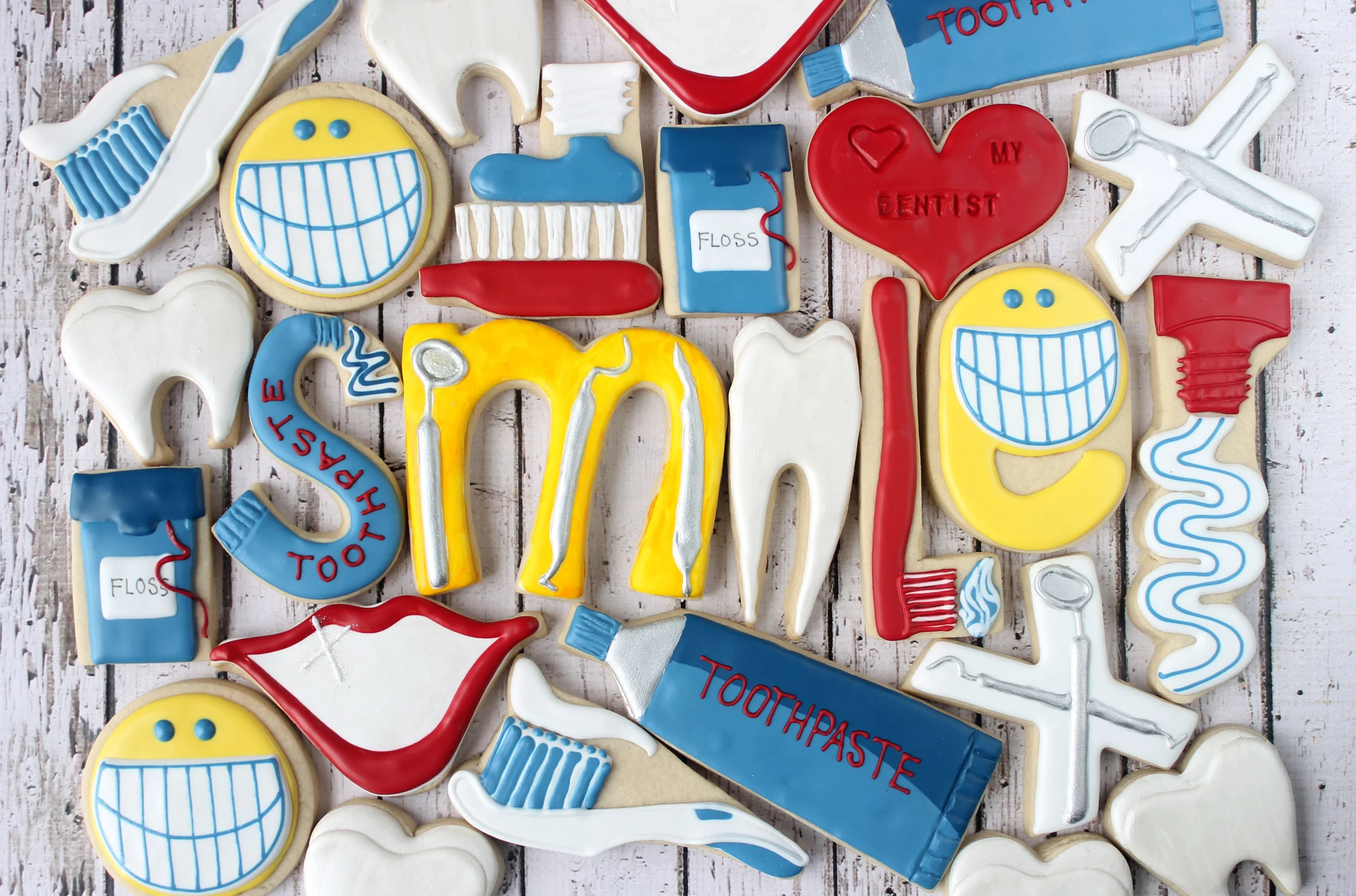 Love My Dentist Decorated Cookie Collection