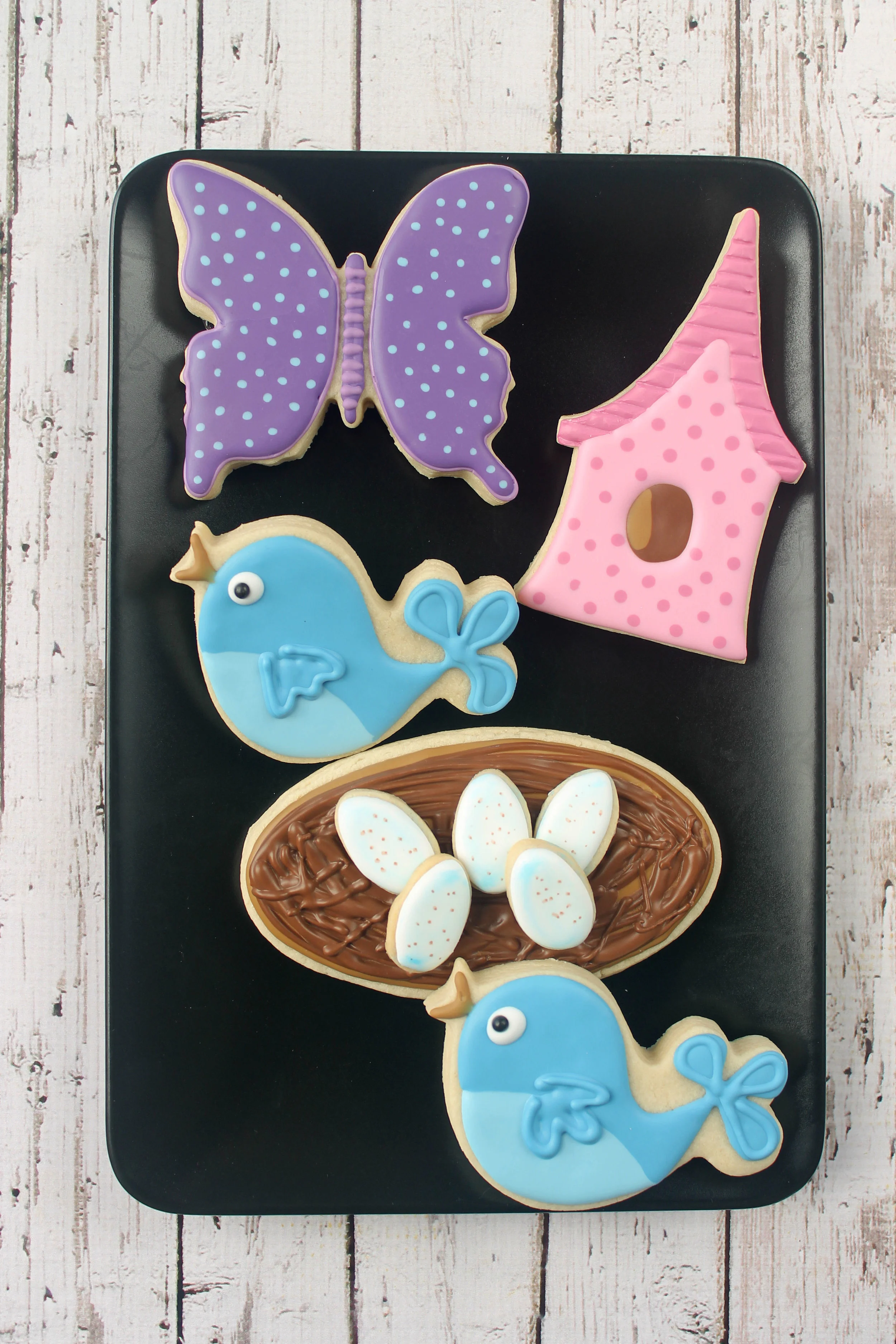 Bird Egg Decorated Cookies (Tutorial)