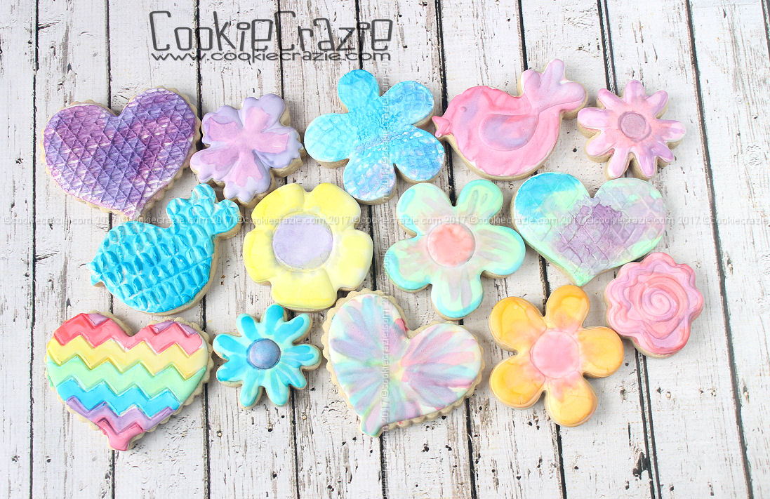   WaterColor Decorated Cookies  