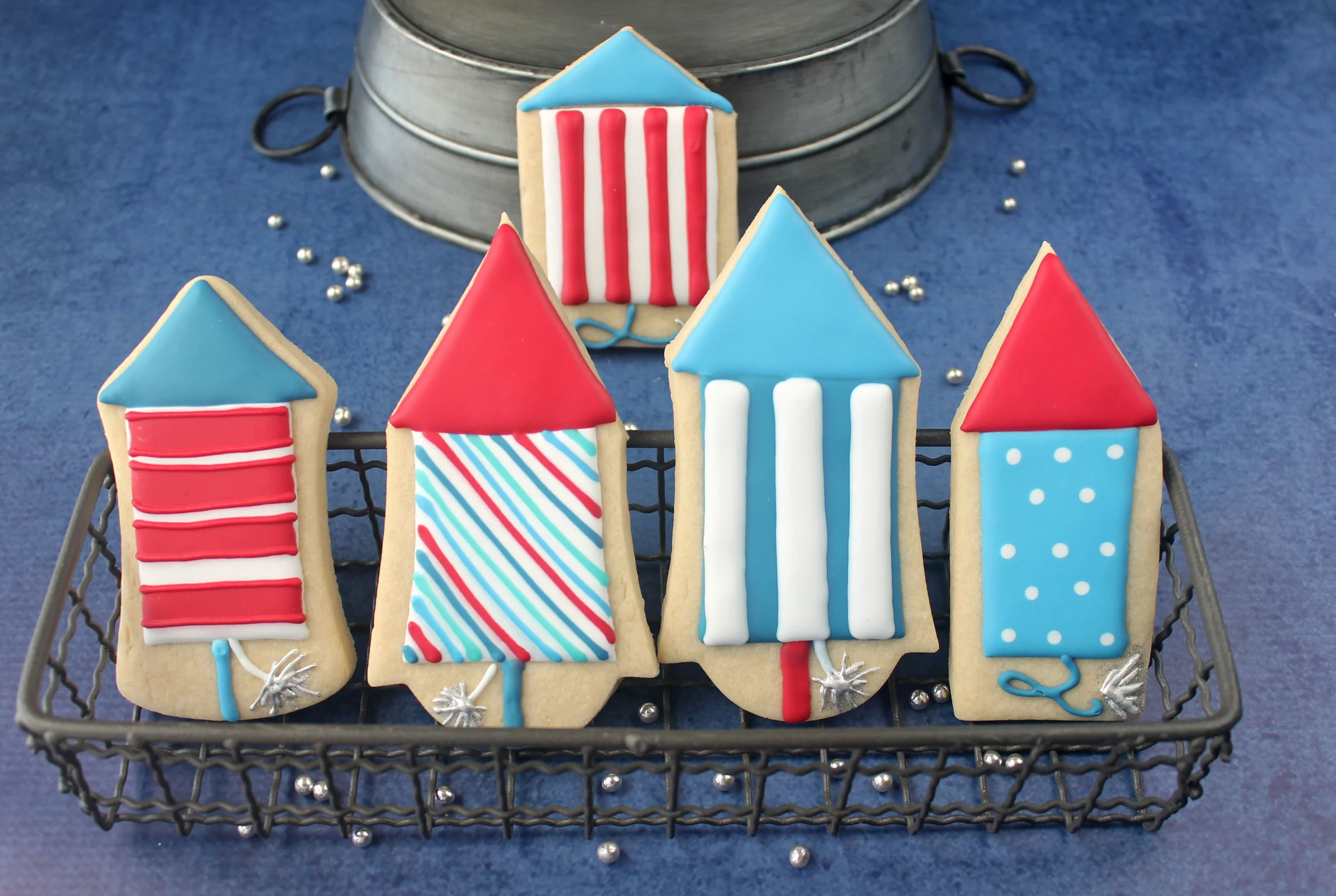Firework Rocket Decorated Cookies (Tutorial)
